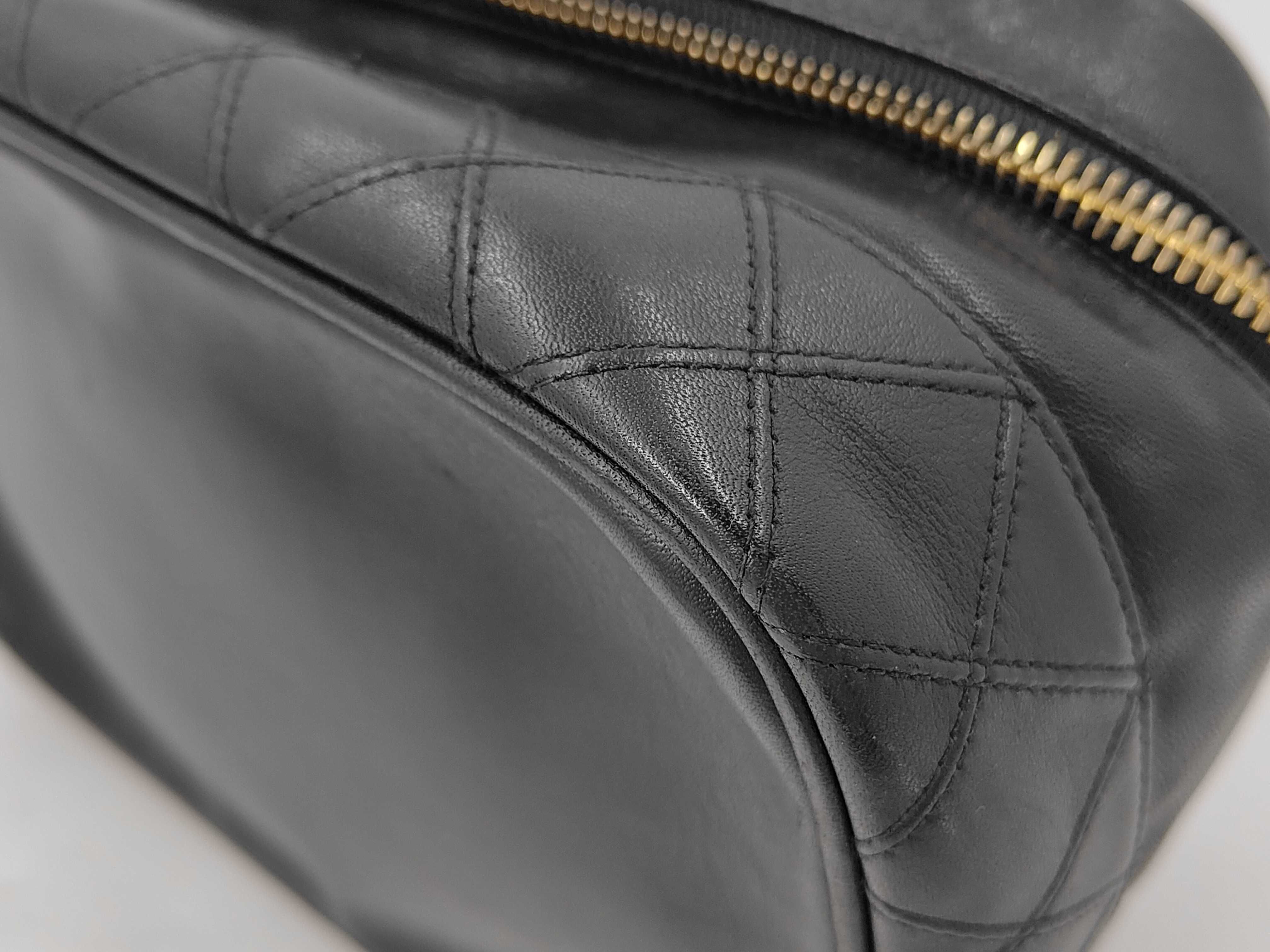 Bicolore Black Lambskin Vanity Bag — view 8