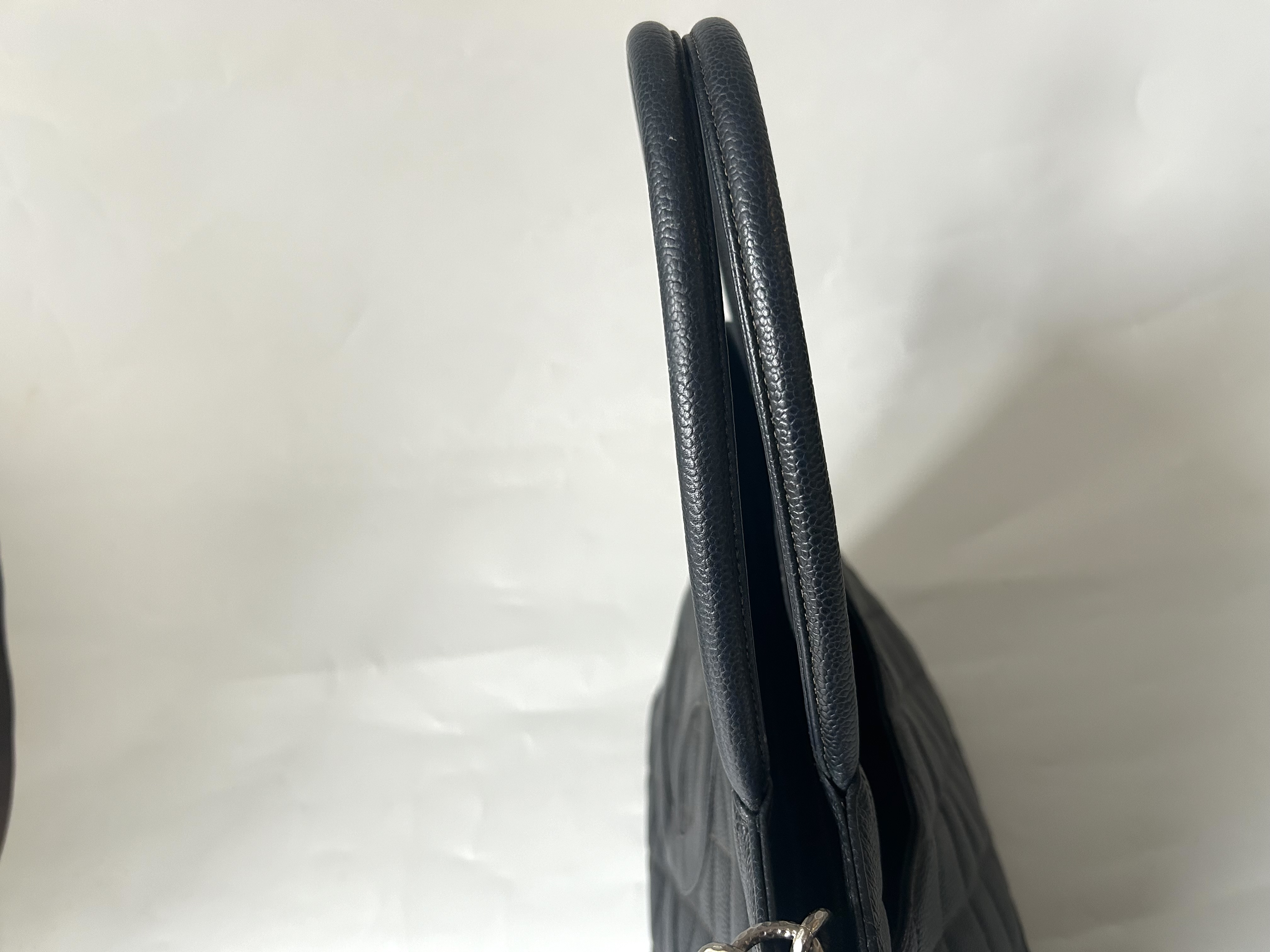 Reissue Tote Bag, Caviar Leather, Silver Hardware — view 6