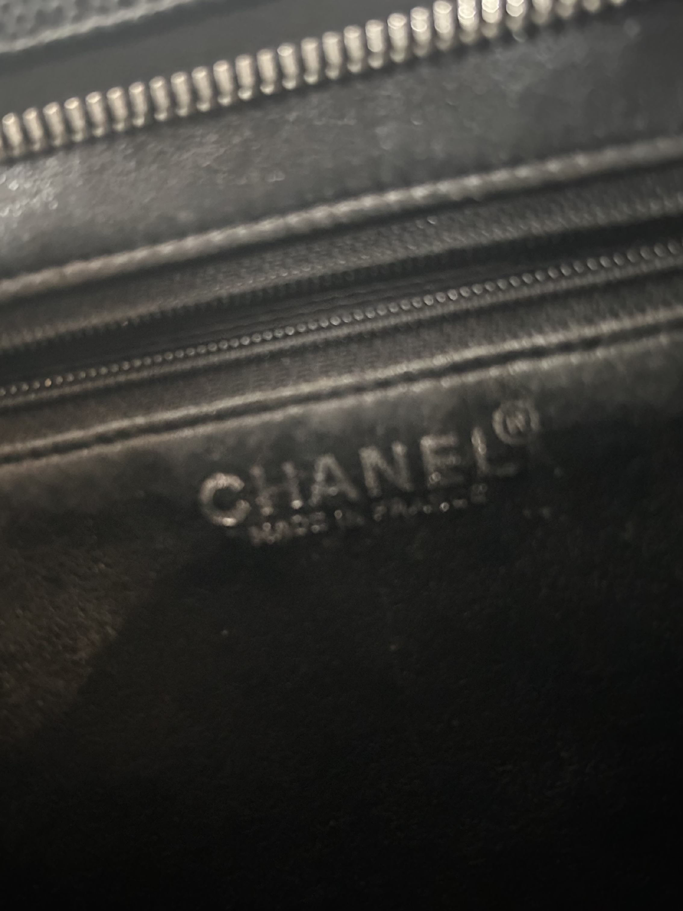 Reissue Tote Bag, Caviar Leather, Silver Hardware — view 9