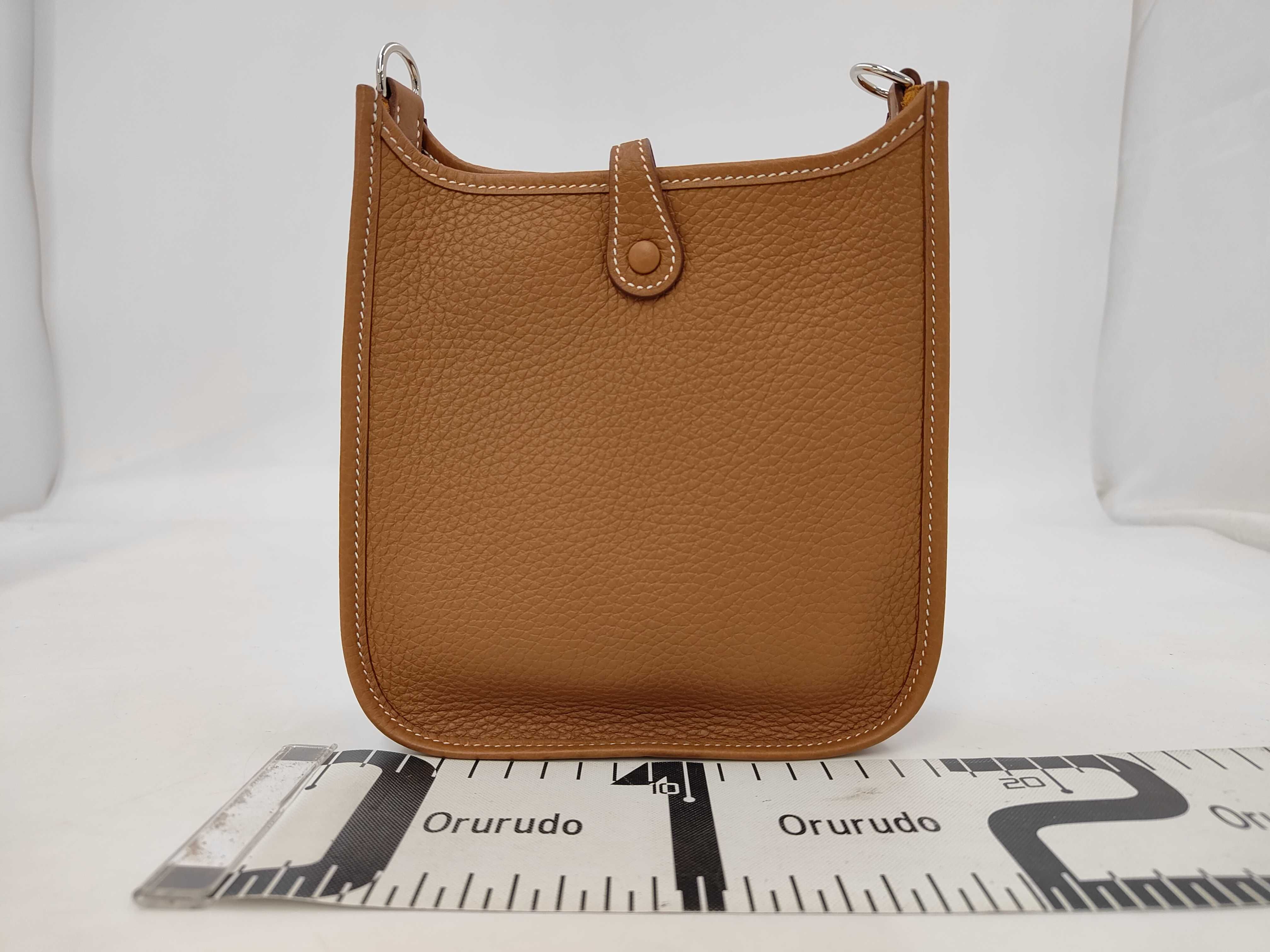 Mini Evelyne Amazone 16 TPM Taurillon Clemence Leather Gold Silver Hardware G Stamp Shoulder Bag — view 2