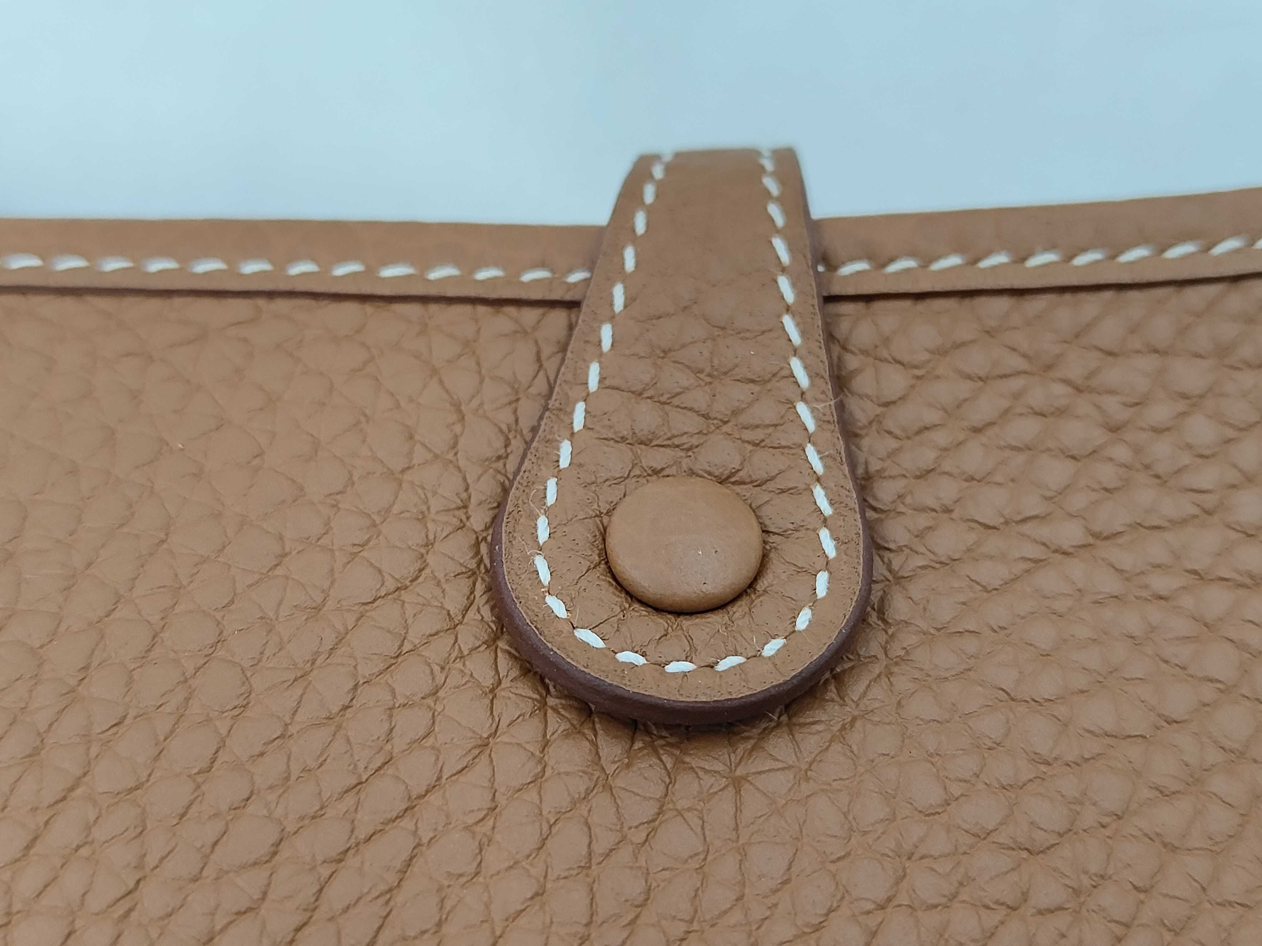Mini Evelyne Amazone 16 TPM Taurillon Clemence Leather Gold Silver Hardware G Stamp Shoulder Bag — view 12