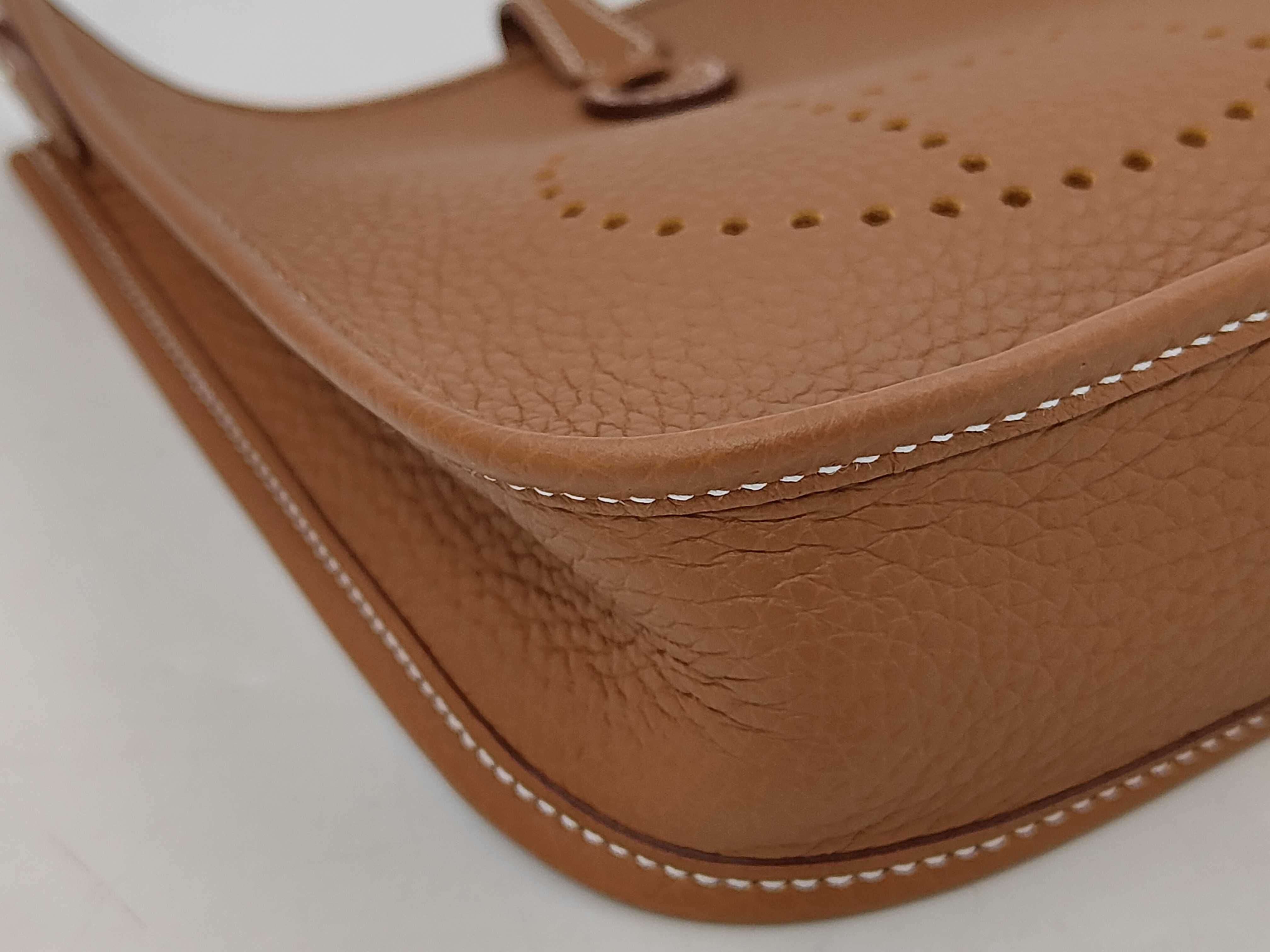Mini Evelyne Amazone 16 TPM Taurillon Clemence Leather Gold Silver Hardware G Stamp Shoulder Bag — view 6