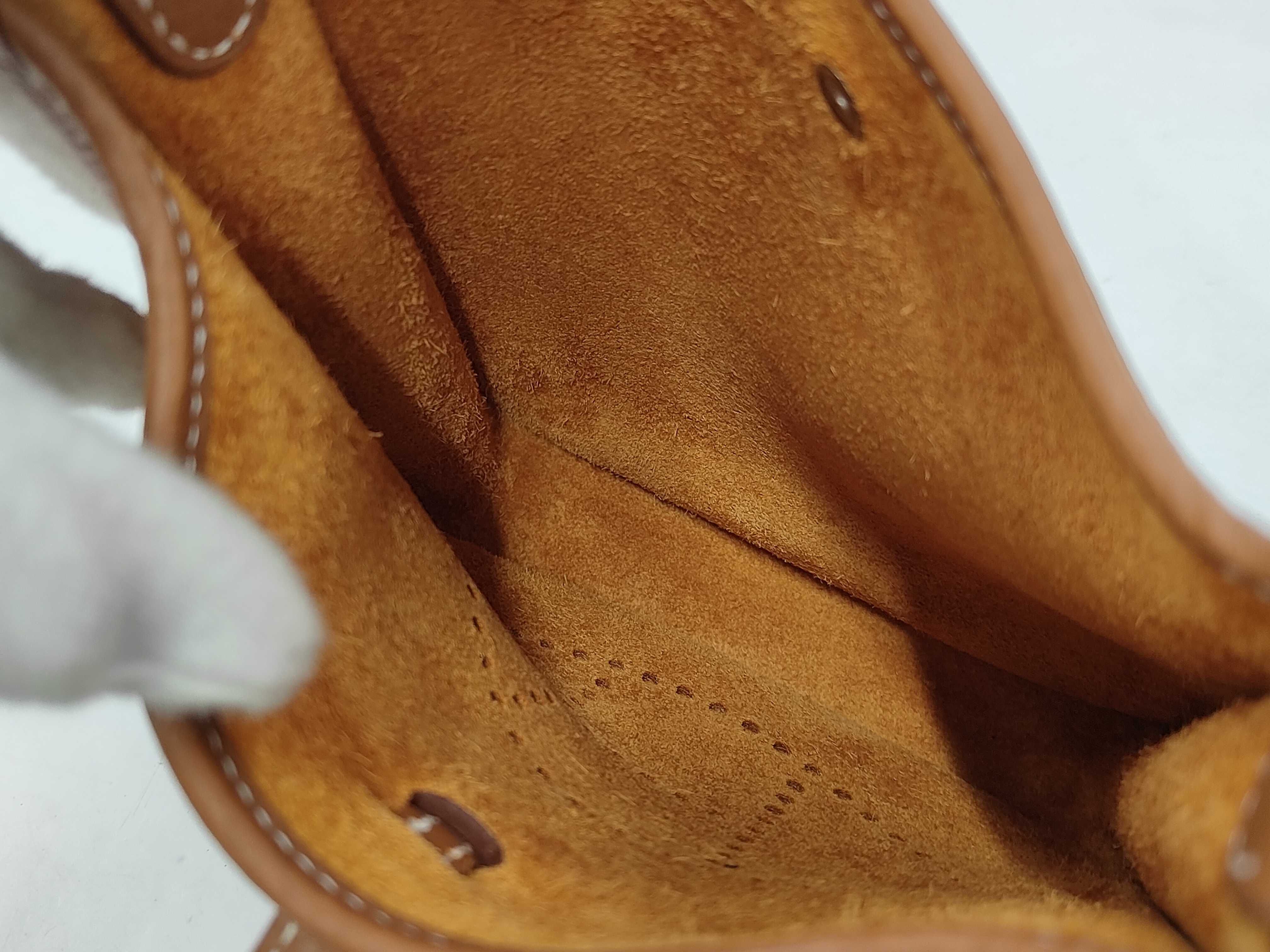 Mini Evelyne Amazone 16 TPM Taurillon Clemence Leather Gold Silver Hardware G Stamp Shoulder Bag — view 10