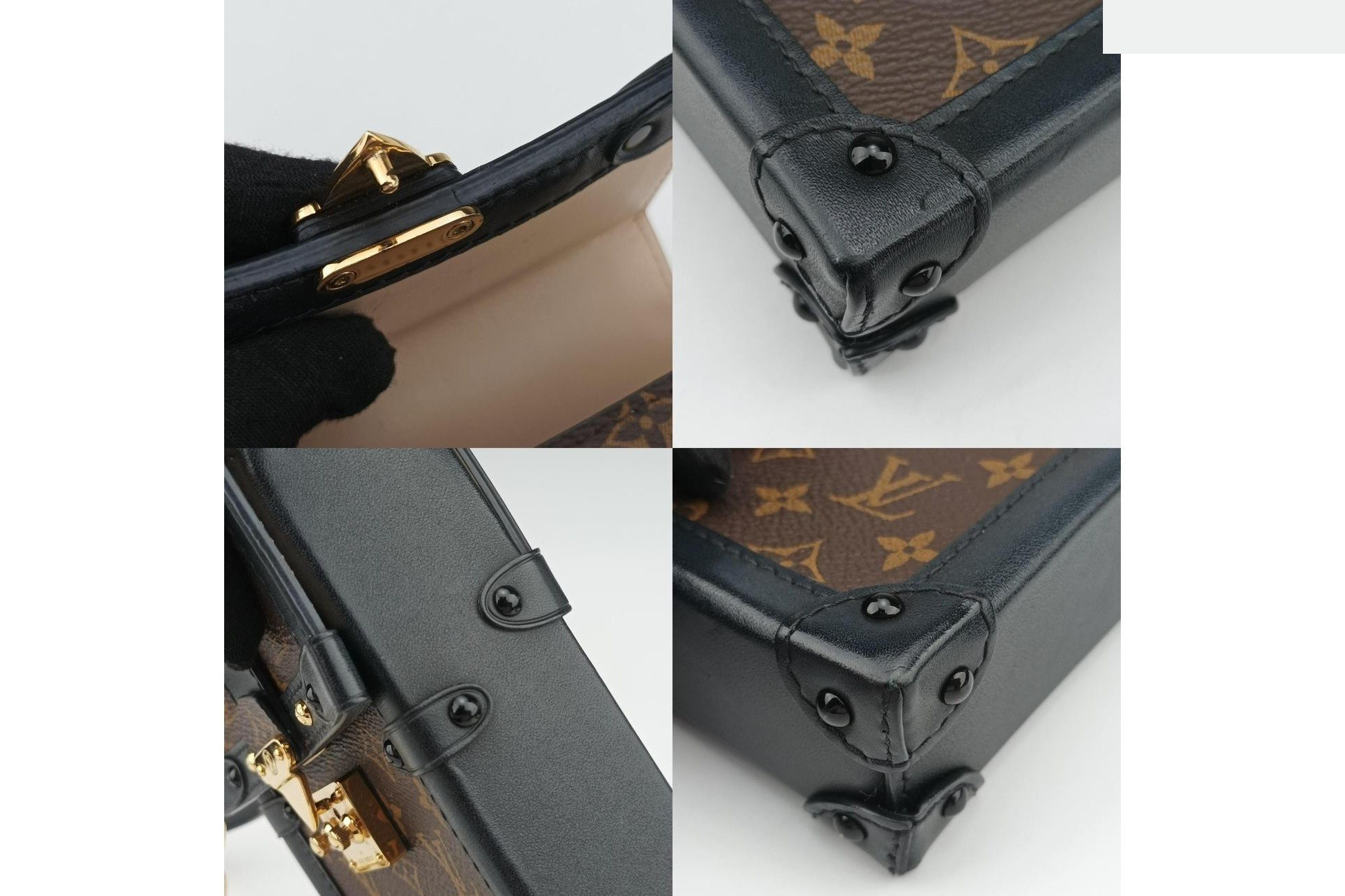 Pochette Trunk Vertical Monogram Canvas x Leather Brown x Black — view 9