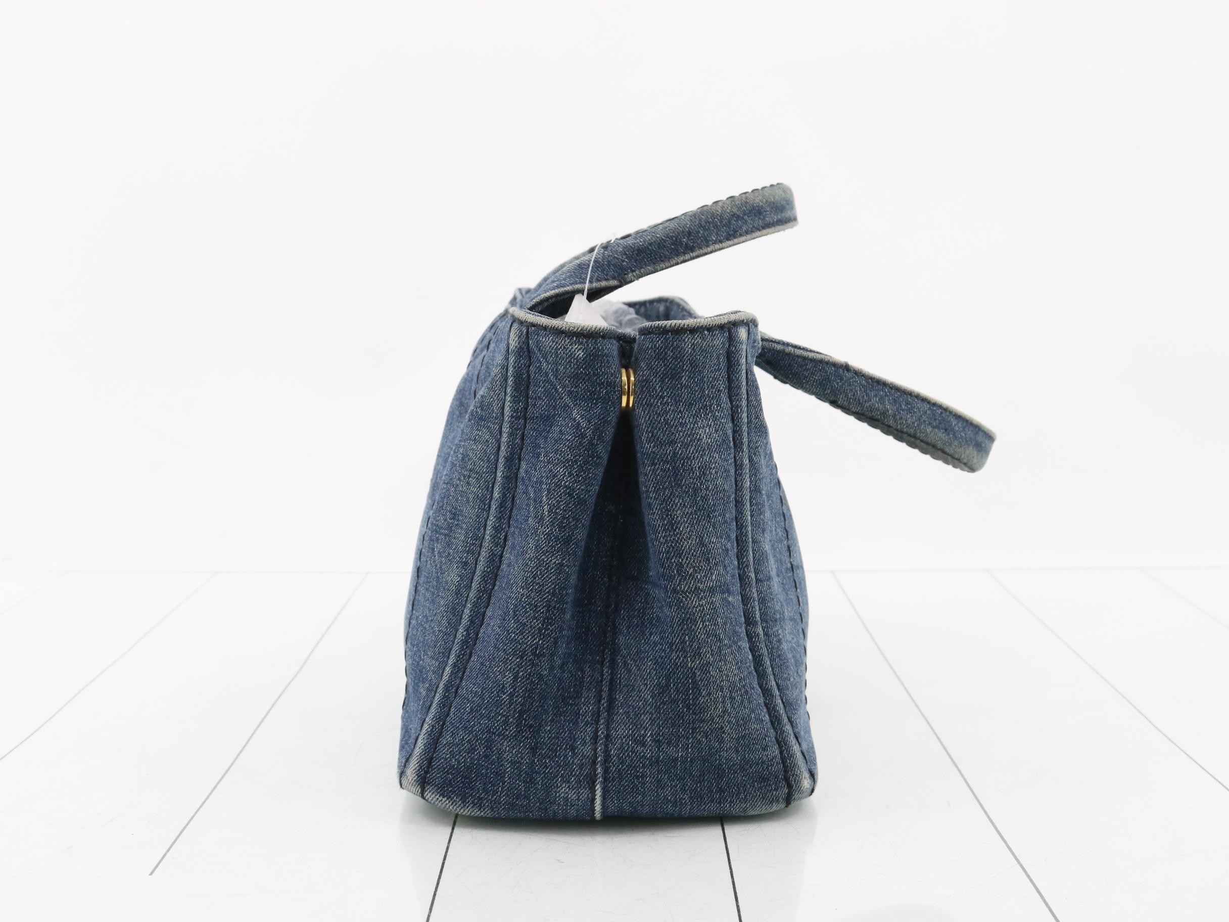 Canapa handbag, denim, 203 — view 3