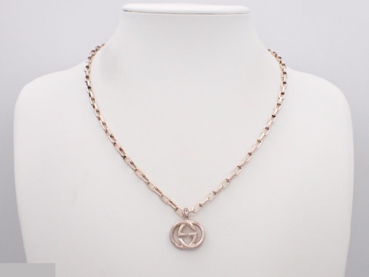 Interlocking G Necklace, AG925/21.7g, Chain approx. 48cm — view 3