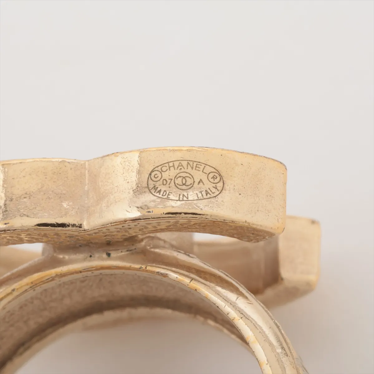 Coco Mark 07A Ring, GP Gold. Shows signs of wear, — view 3