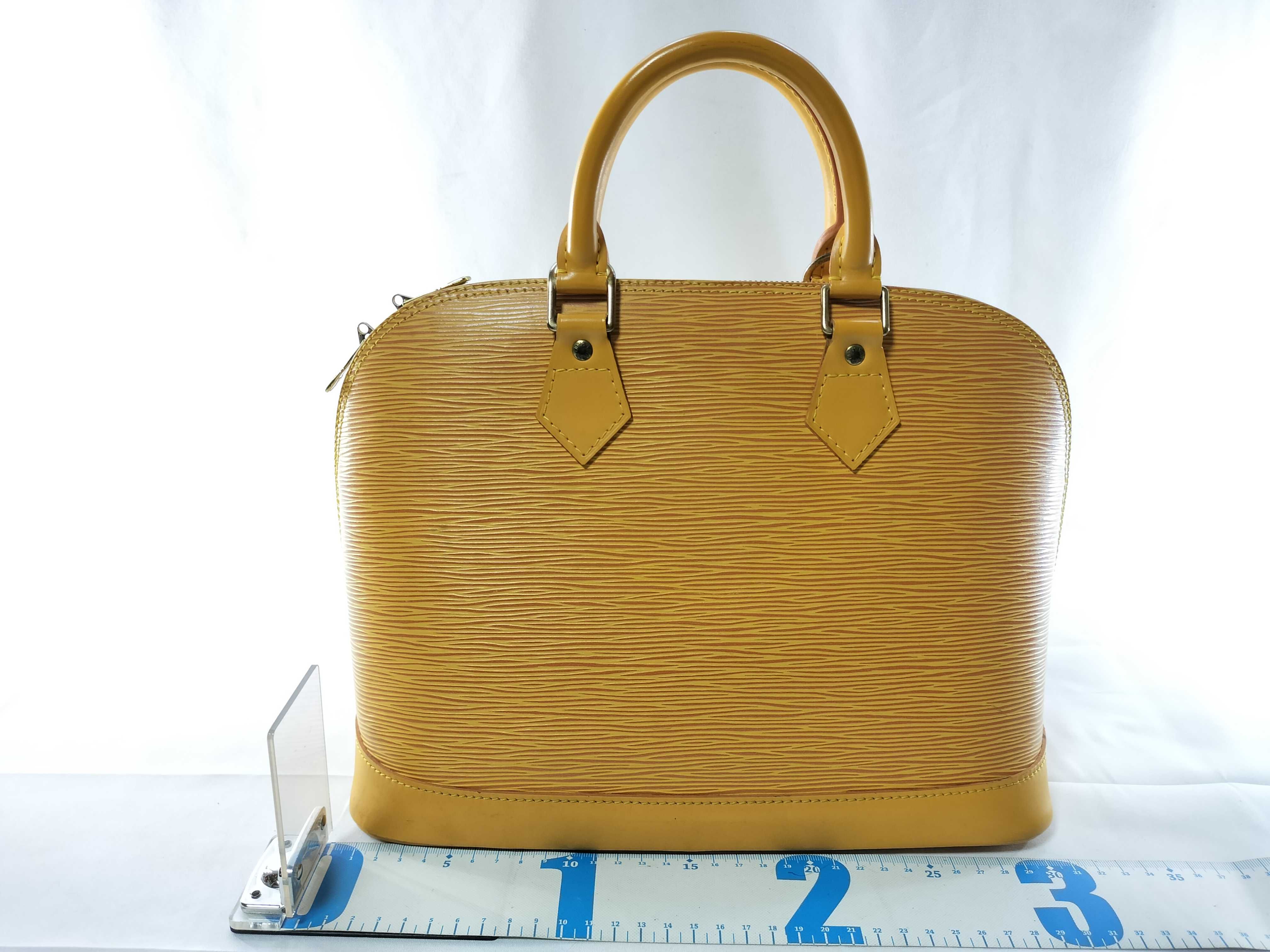 Epi M52149 Alma Yellow Handbag — view 2