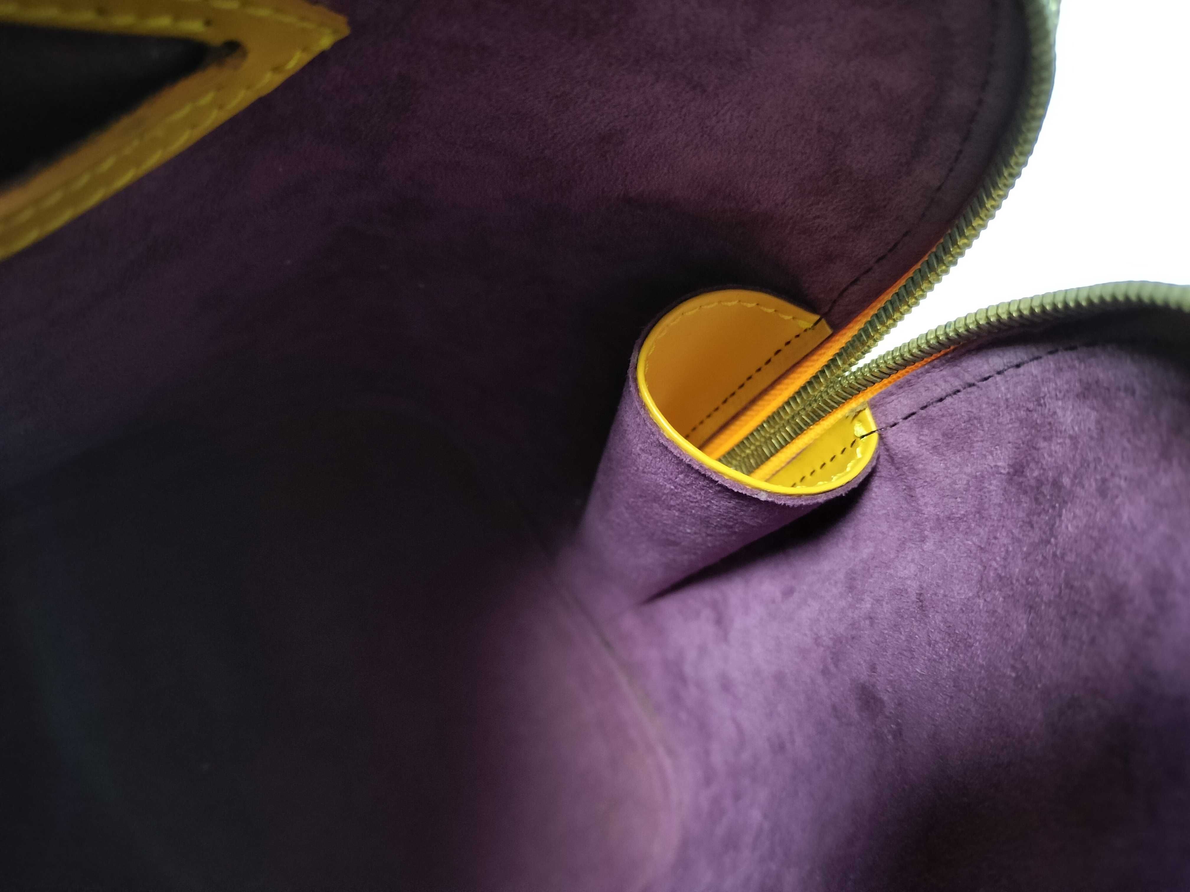 Epi M52149 Alma Yellow Handbag — view 10