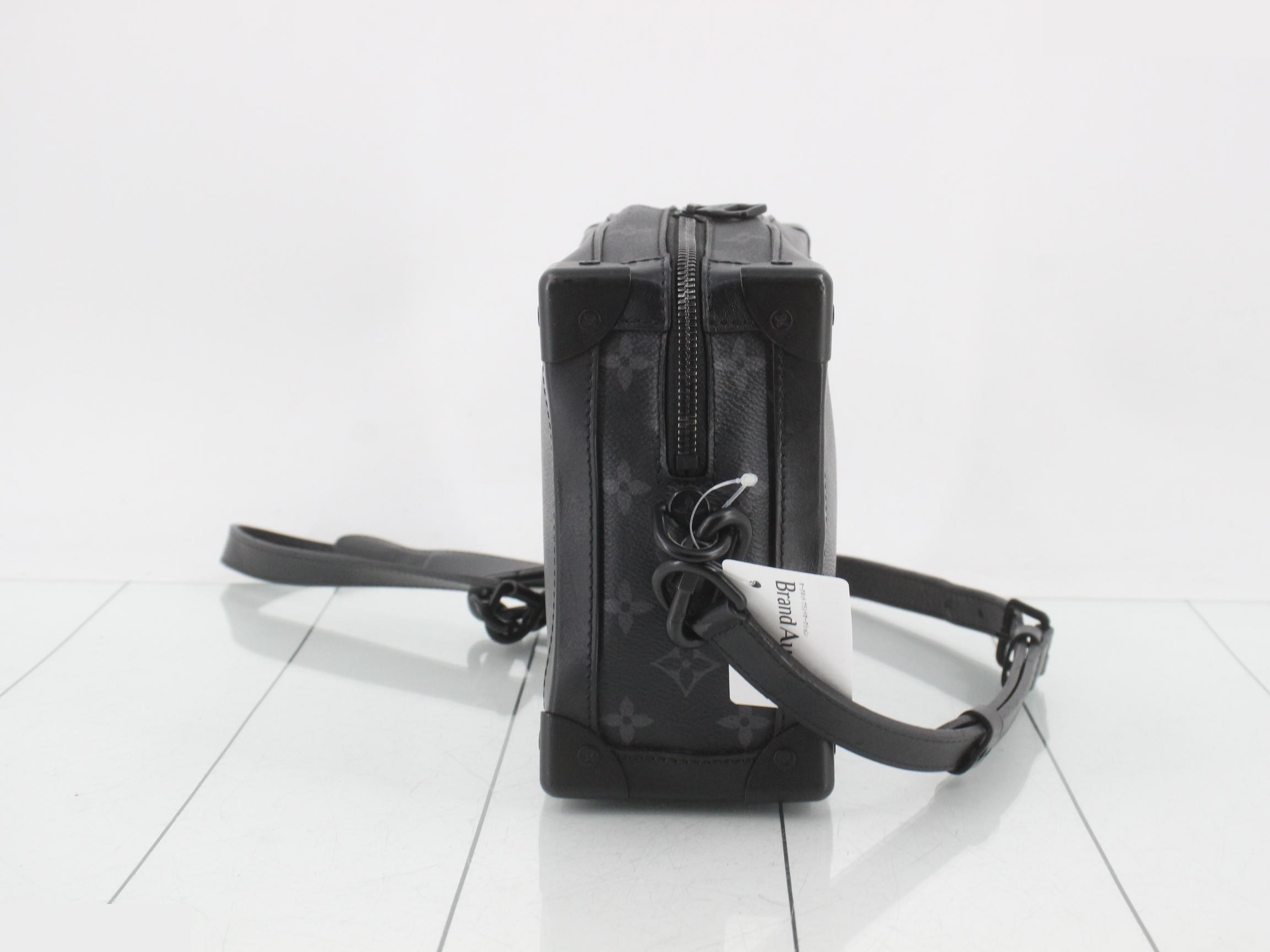 Soft Trunk Shoulder Bag, Monogram Eclipse — view 4