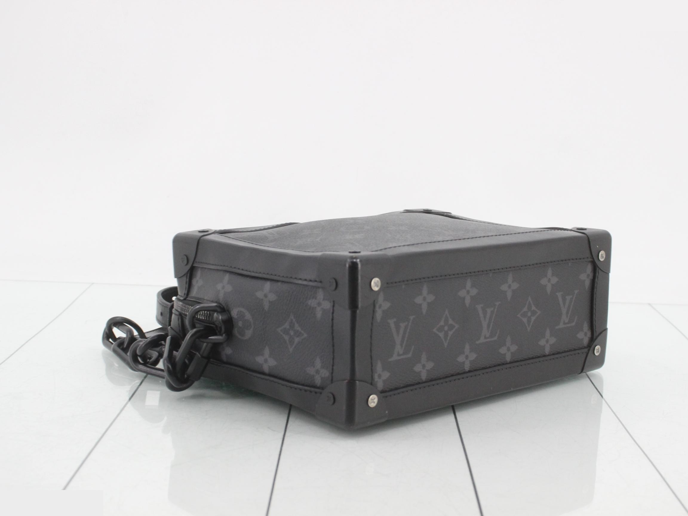 Soft Trunk Shoulder Bag, Monogram Eclipse — view 5