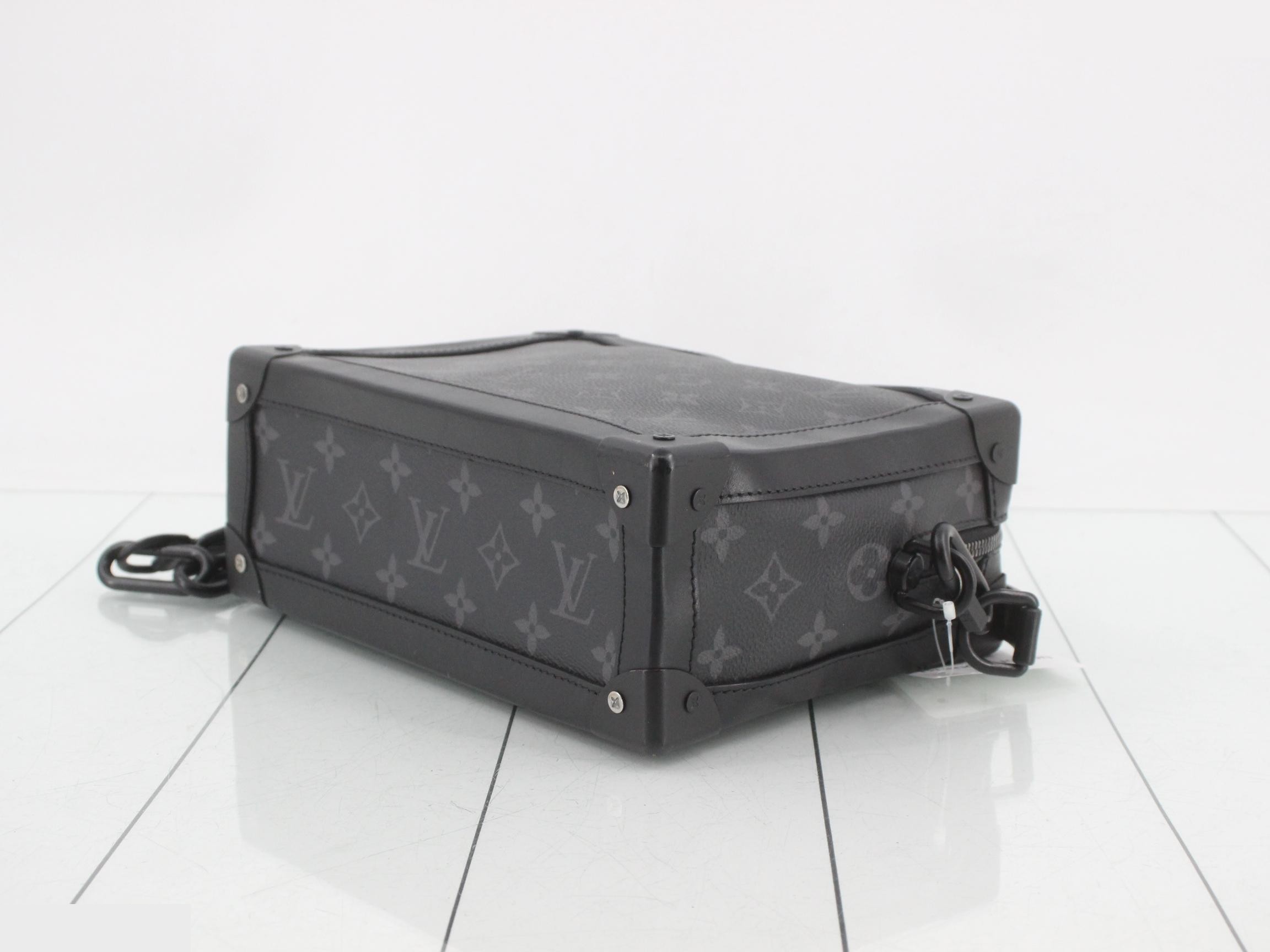 Soft Trunk Shoulder Bag, Monogram Eclipse — view 6