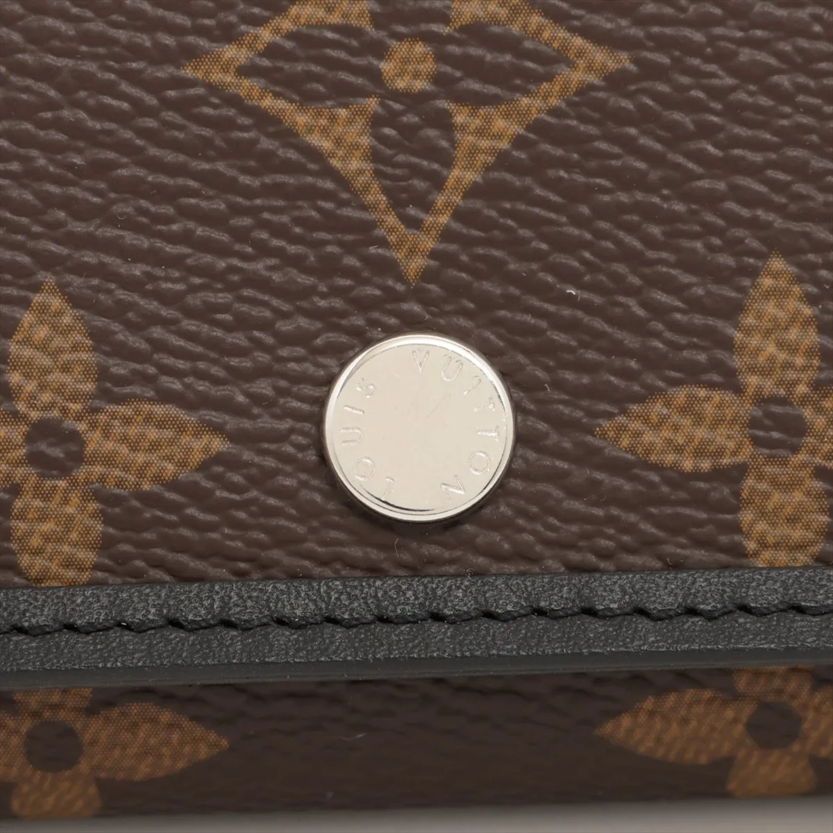 Monogram Macassar Multicles 6 M60165 CT4099 Brown x Black Key Case — view 7