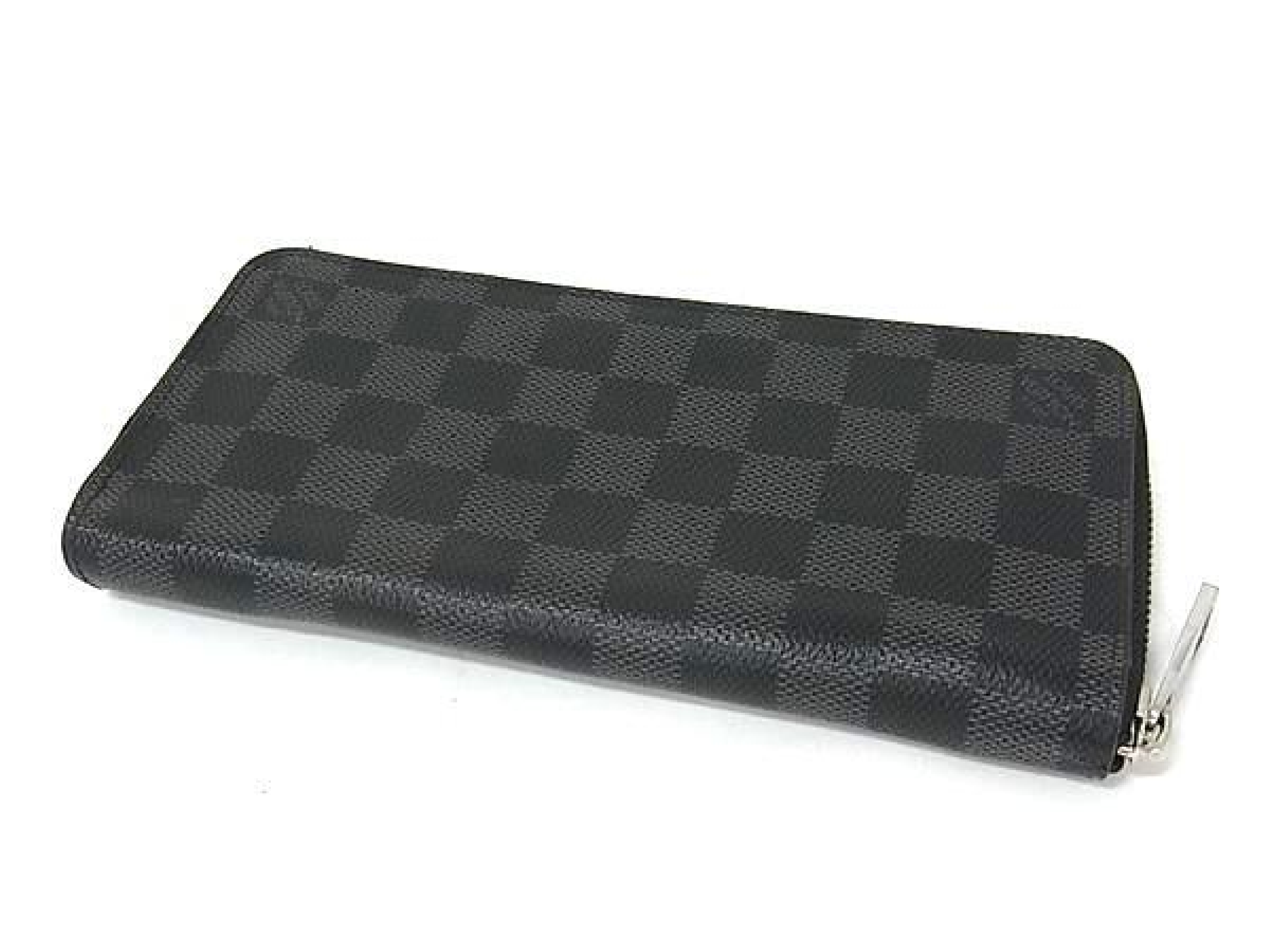 N63095 Damier Graphite Zippy Wallet Vertical Round Zipper FW3703 Long Wallet — view 2