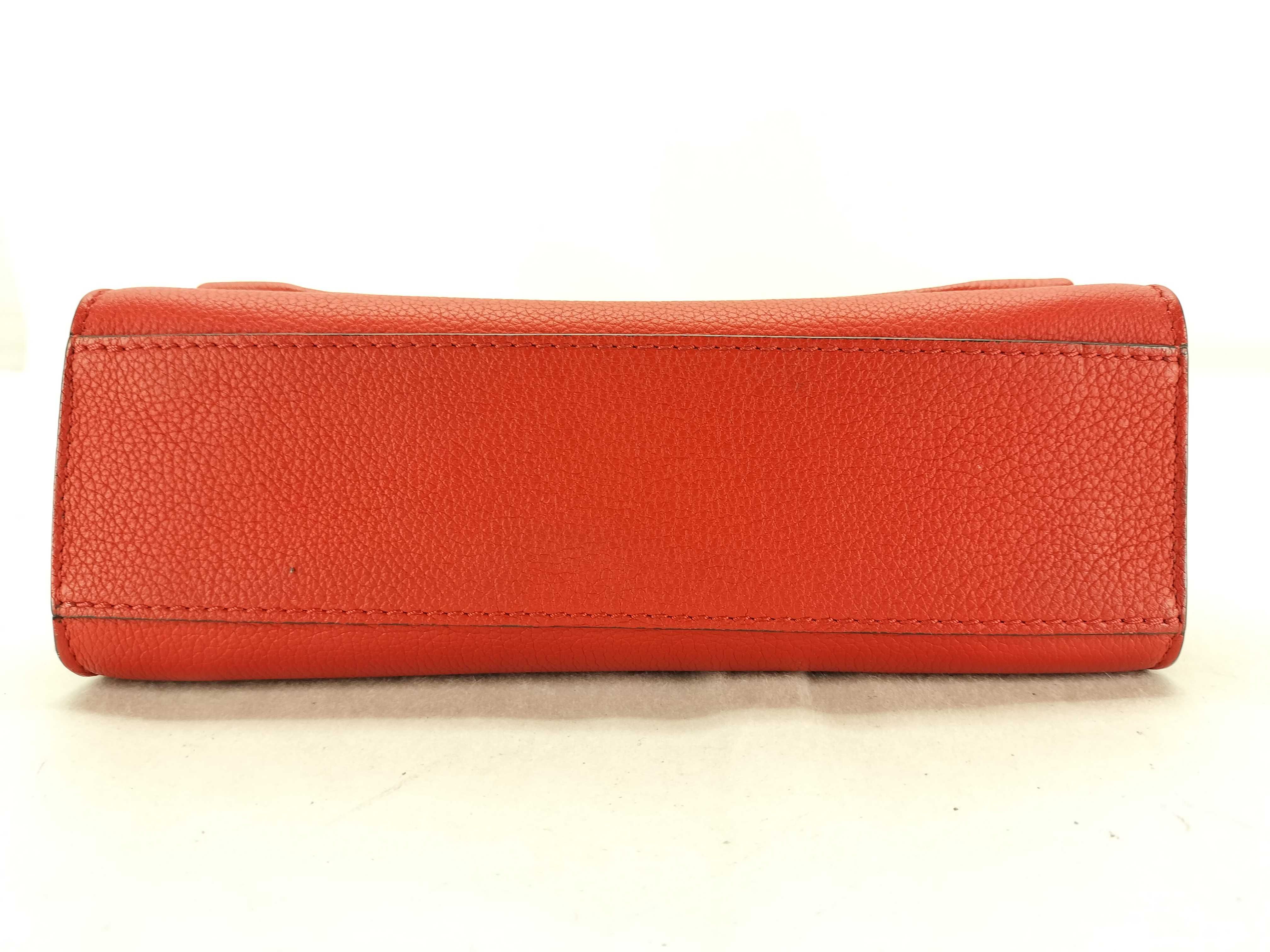 PH- Red Leather MyLockMe BB Chain Crossbody Bag Shoulder Bag — view 7