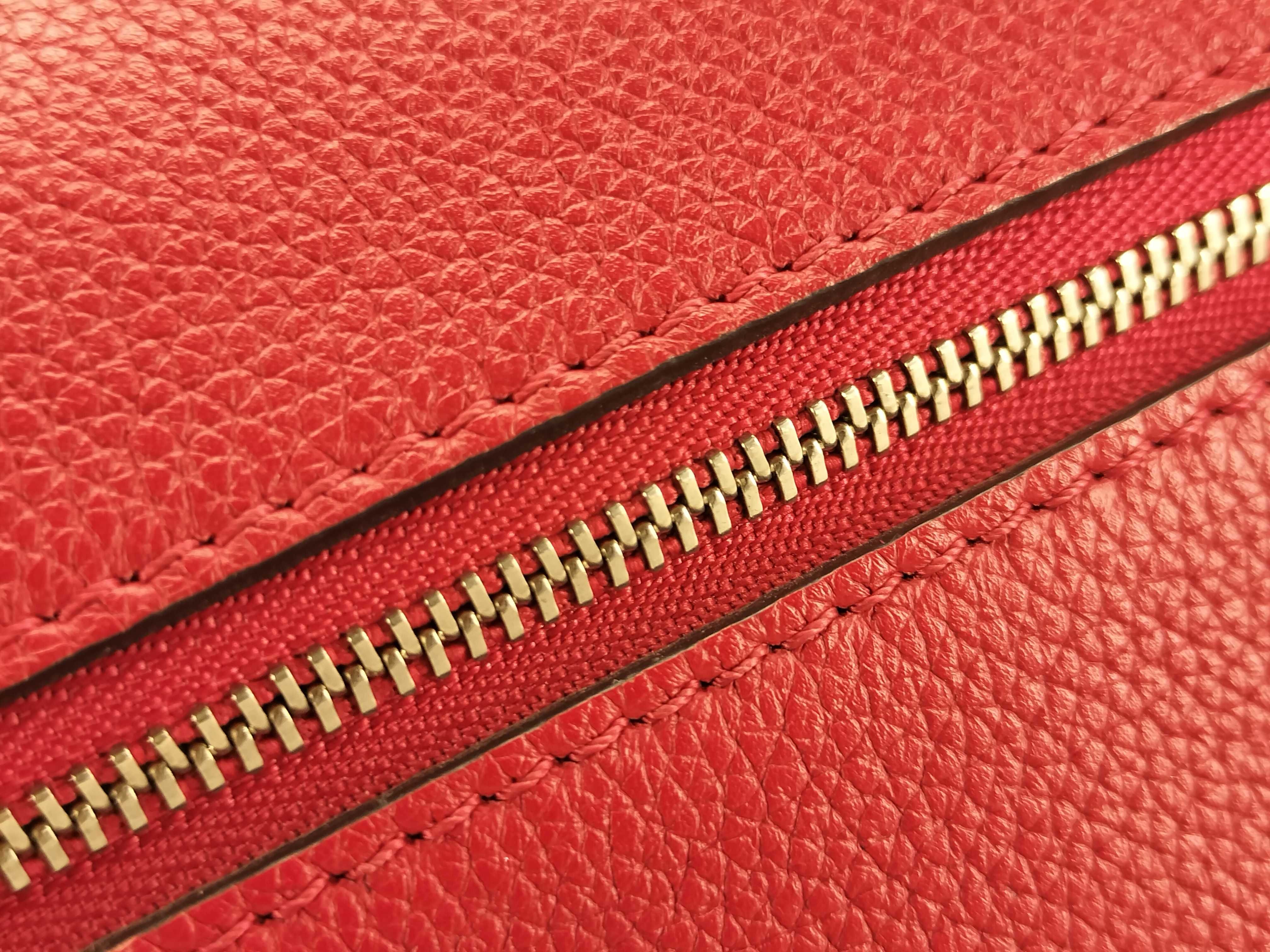 PH- Red Leather MyLockMe BB Chain Crossbody Bag Shoulder Bag — view 10