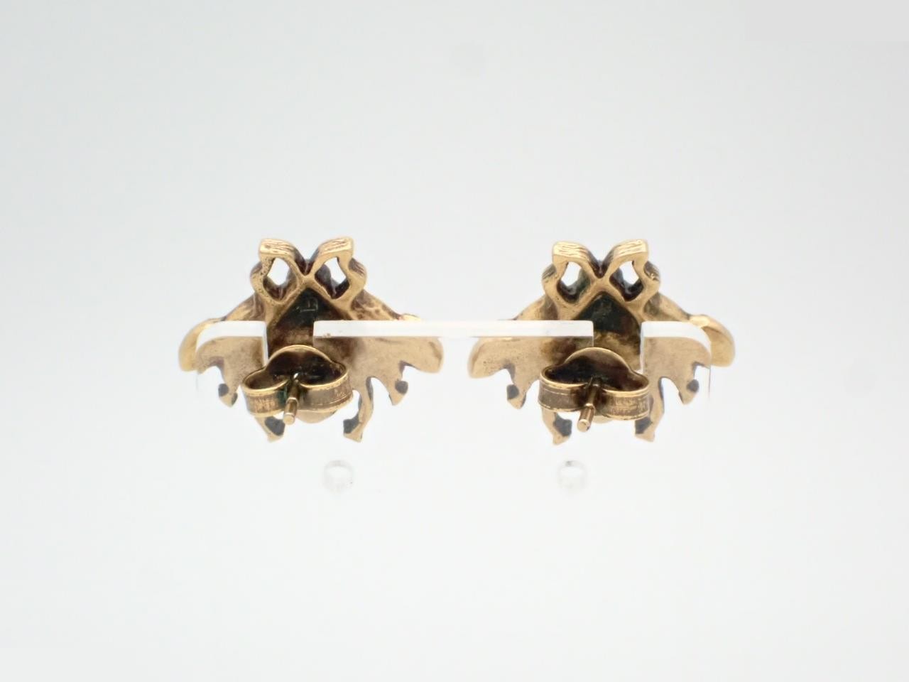 Interlocking G PI Metal Pearl Rhinestone — view 2
