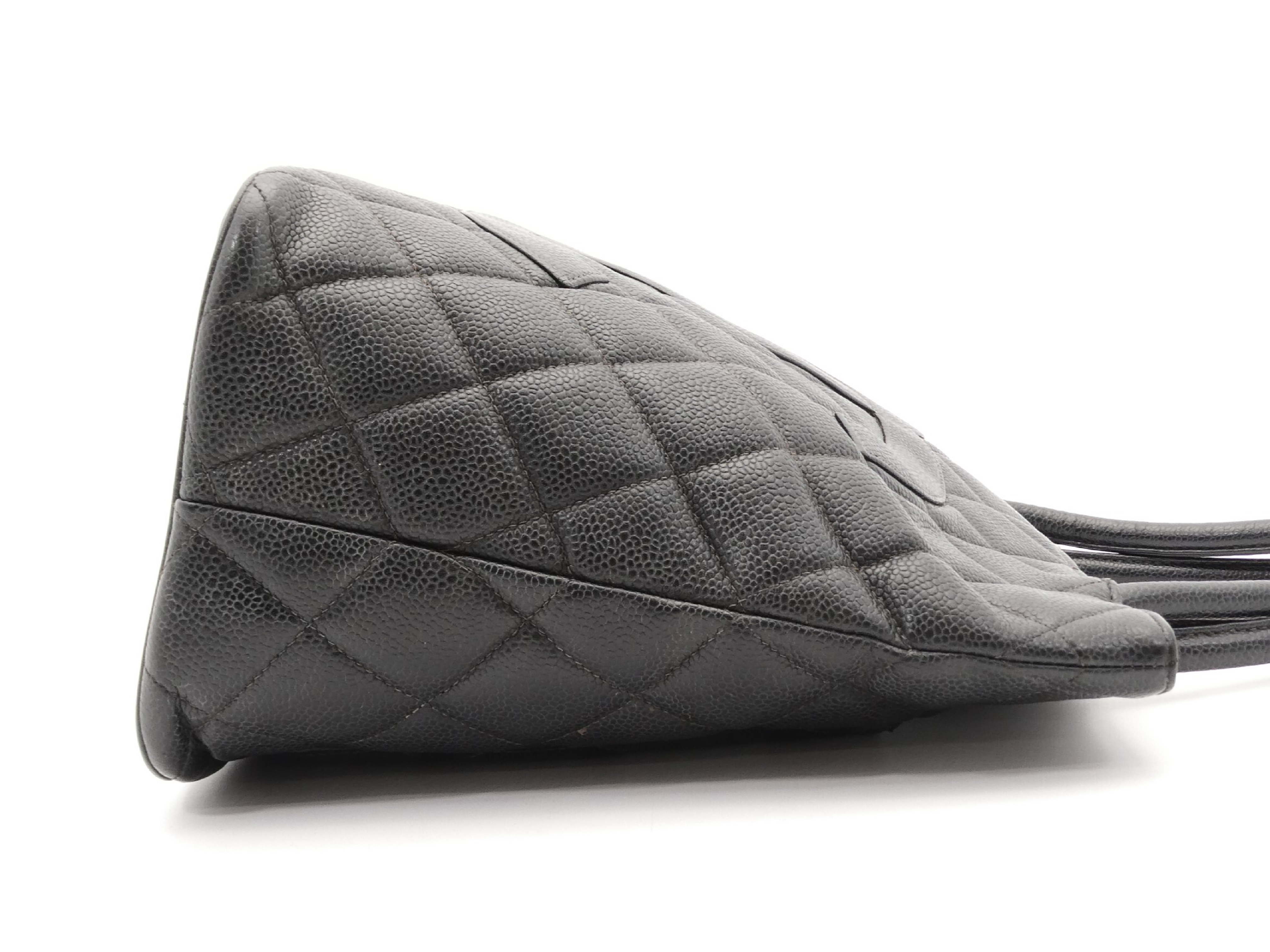 Reissue Tote Bag with Coco Mark and Caviar Leather — view 3
