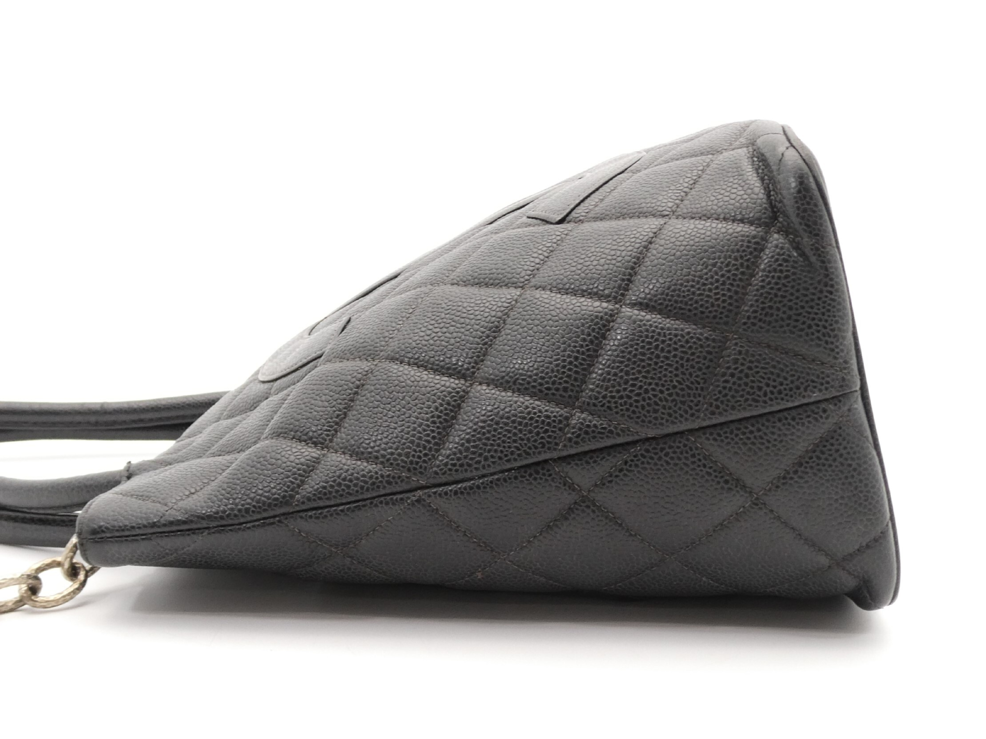 Reissue Tote Bag with Coco Mark and Caviar Leather — view 4