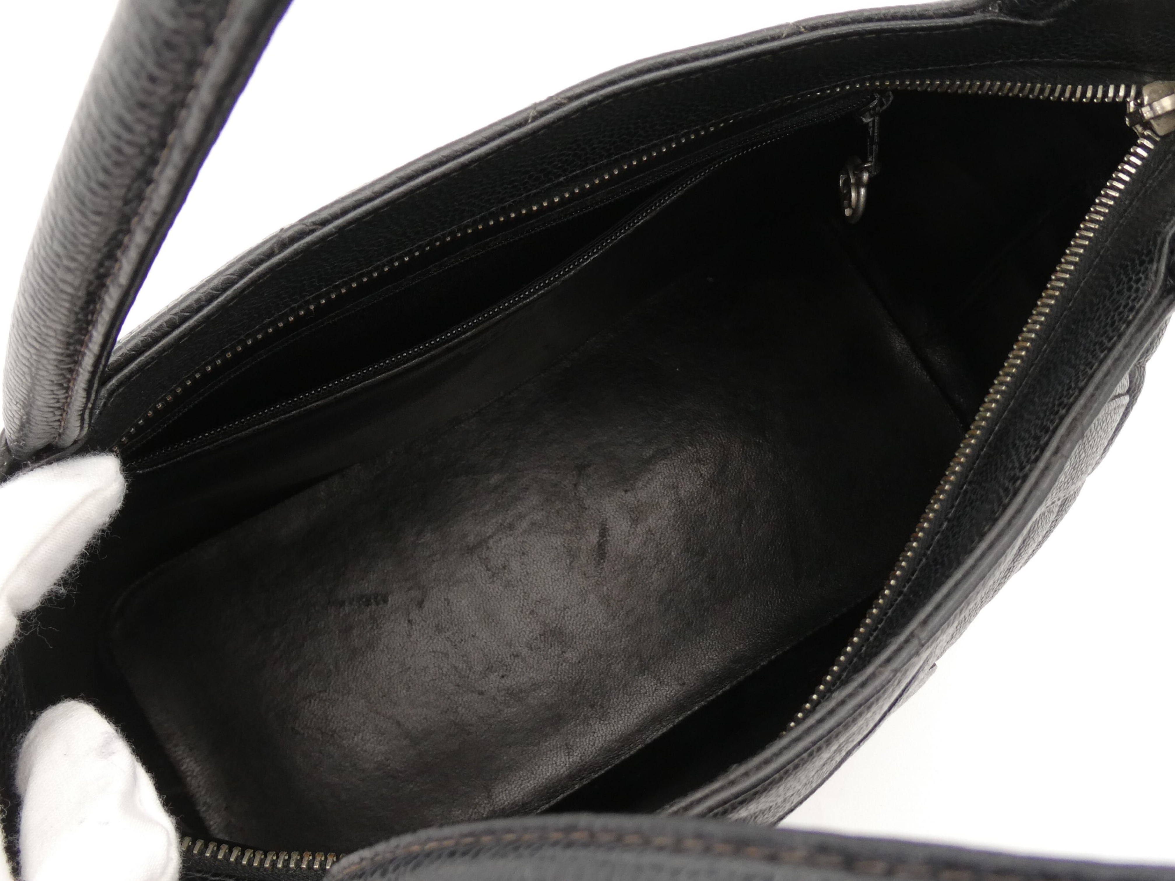 Reissue Tote Bag with Coco Mark and Caviar Leather — view 7