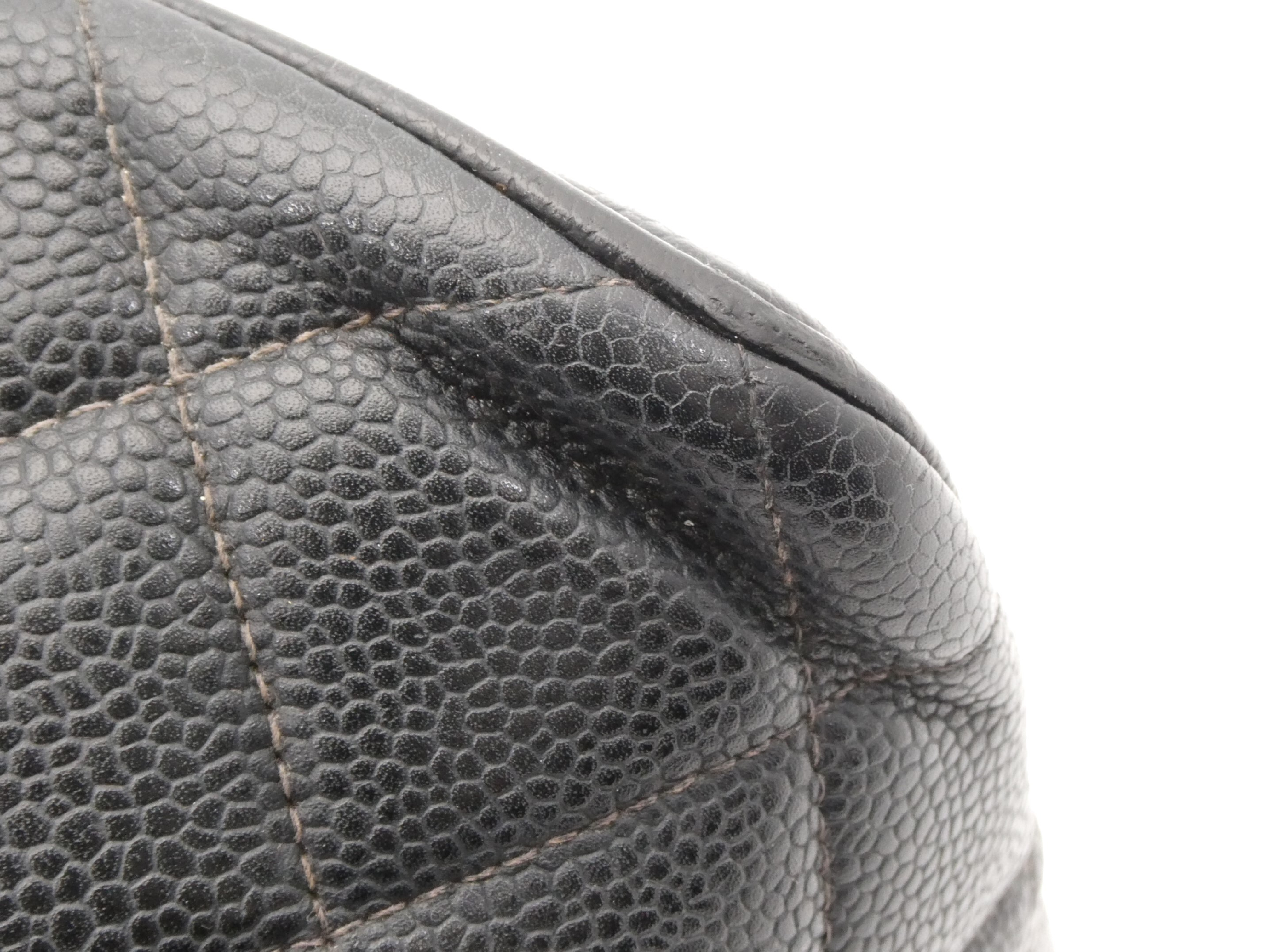 Reissue Tote Bag with Coco Mark and Caviar Leather — view 10