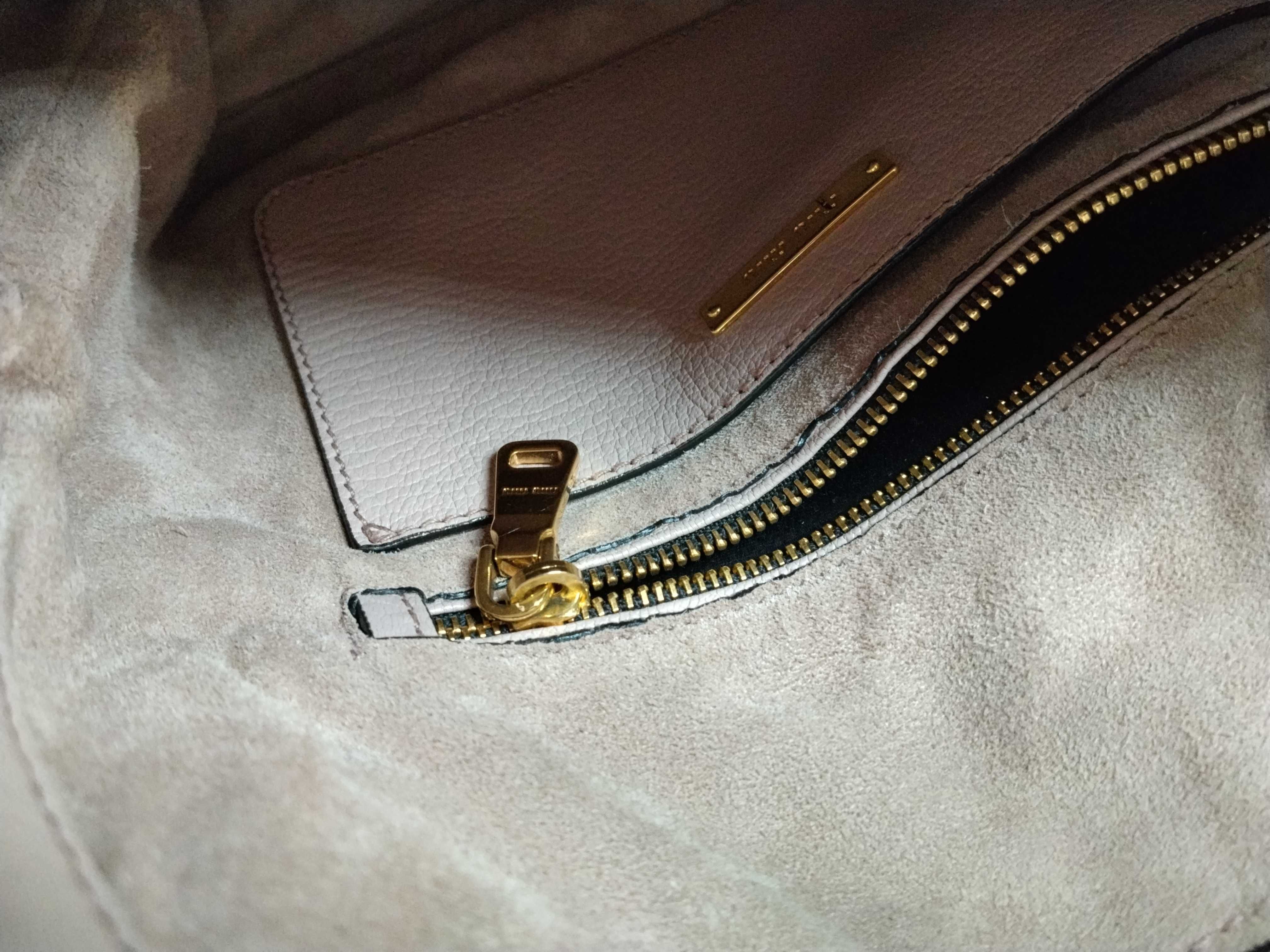 leather pink shoulder bag — view 11