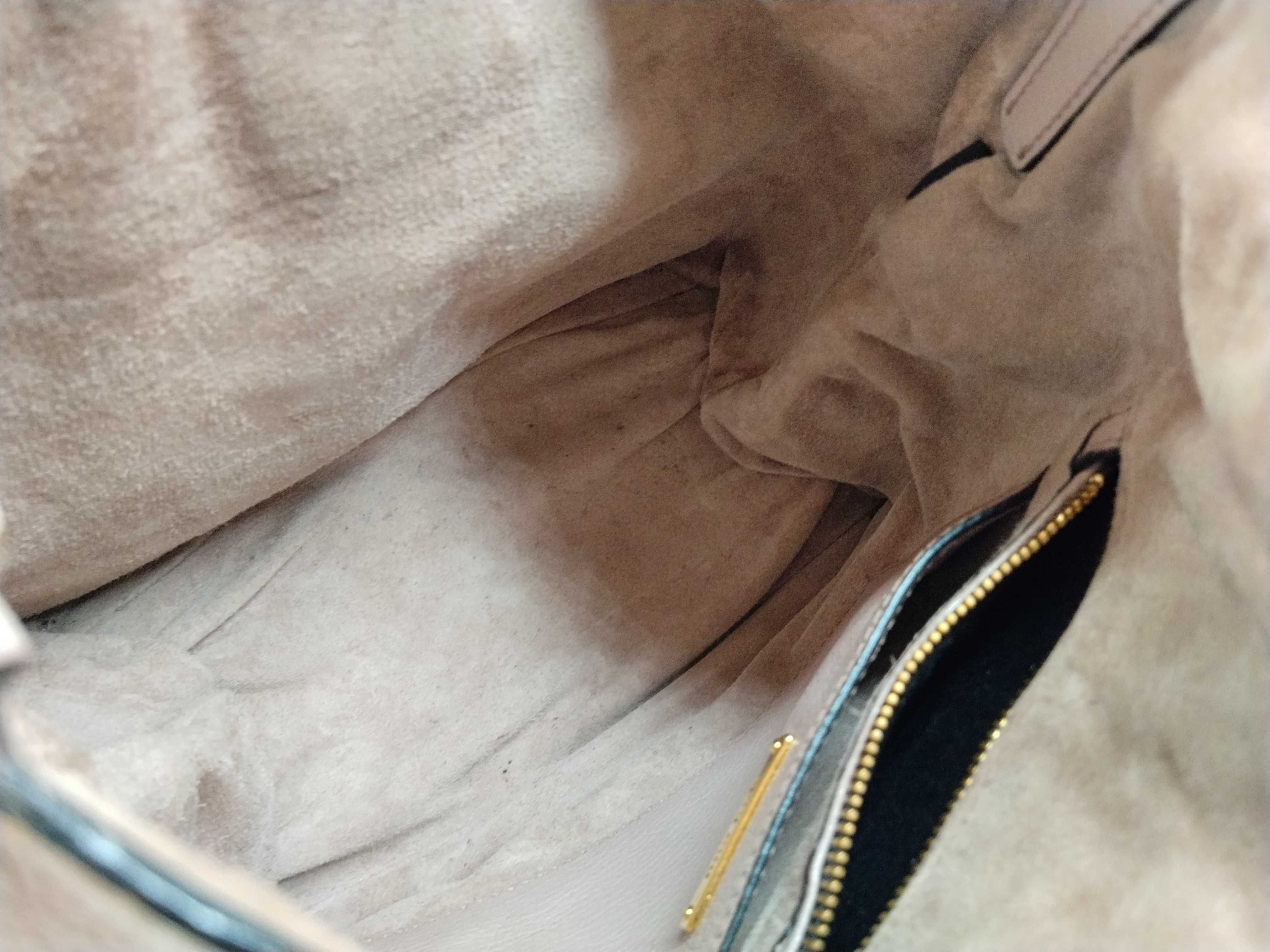 leather pink shoulder bag — view 9