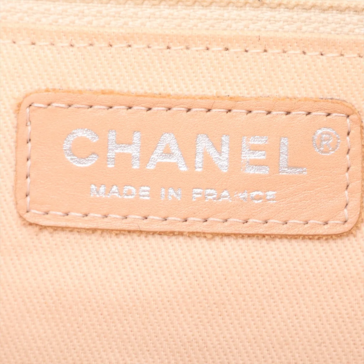 Matelassé Denim x Leather Tote Bag, Camellia design, Yellow x Beige, Silver hardware, Item number 14420634, Series 14 — view 12
