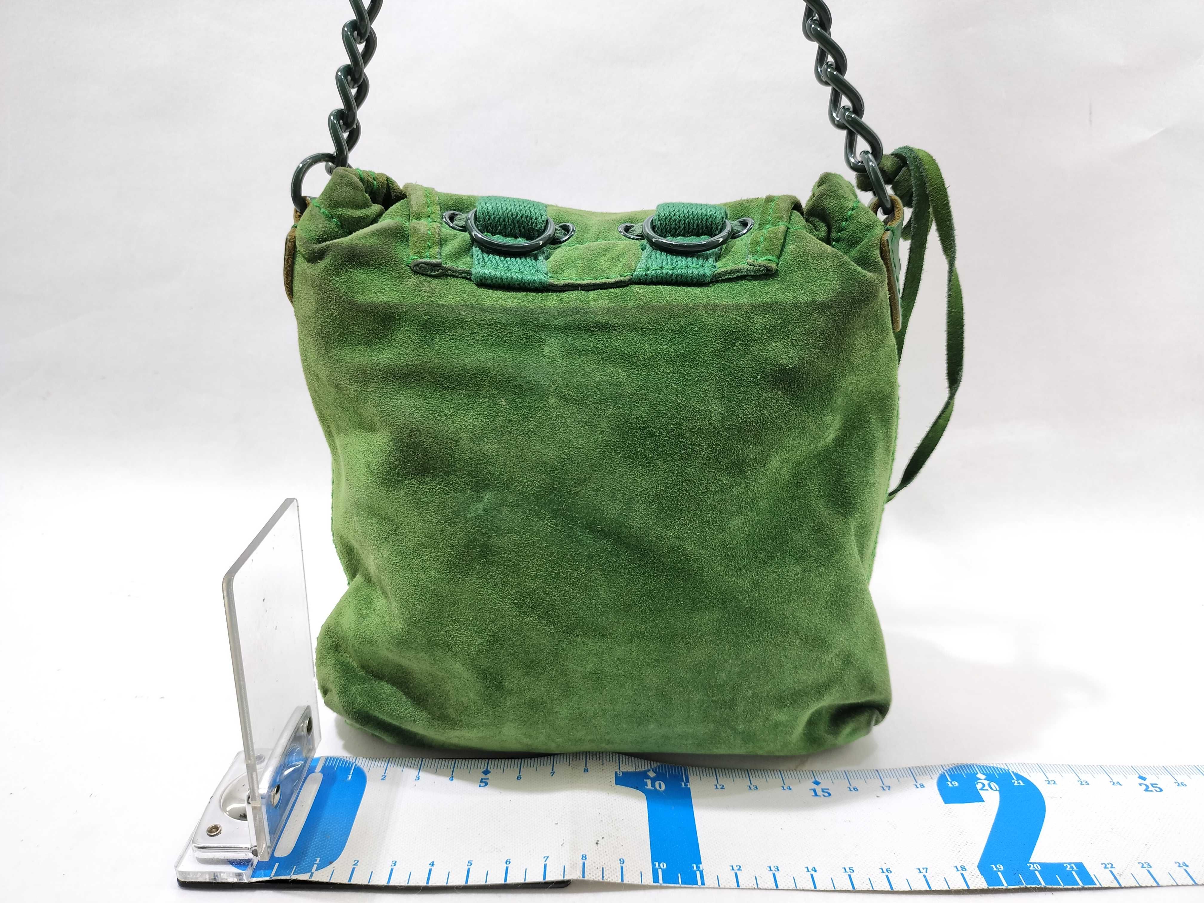 Handbag Chain Suede Mirror Handbag — view 2