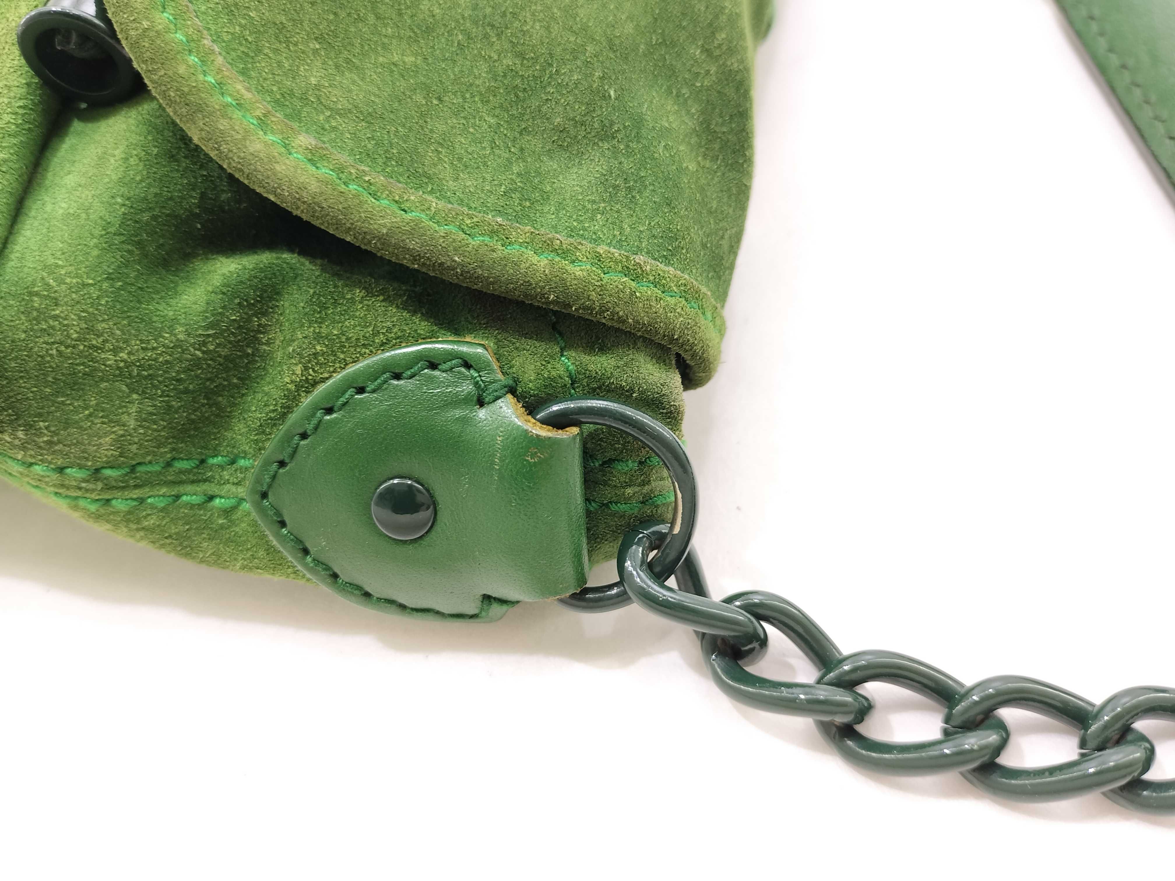 Handbag Chain Suede Mirror Handbag — view 6