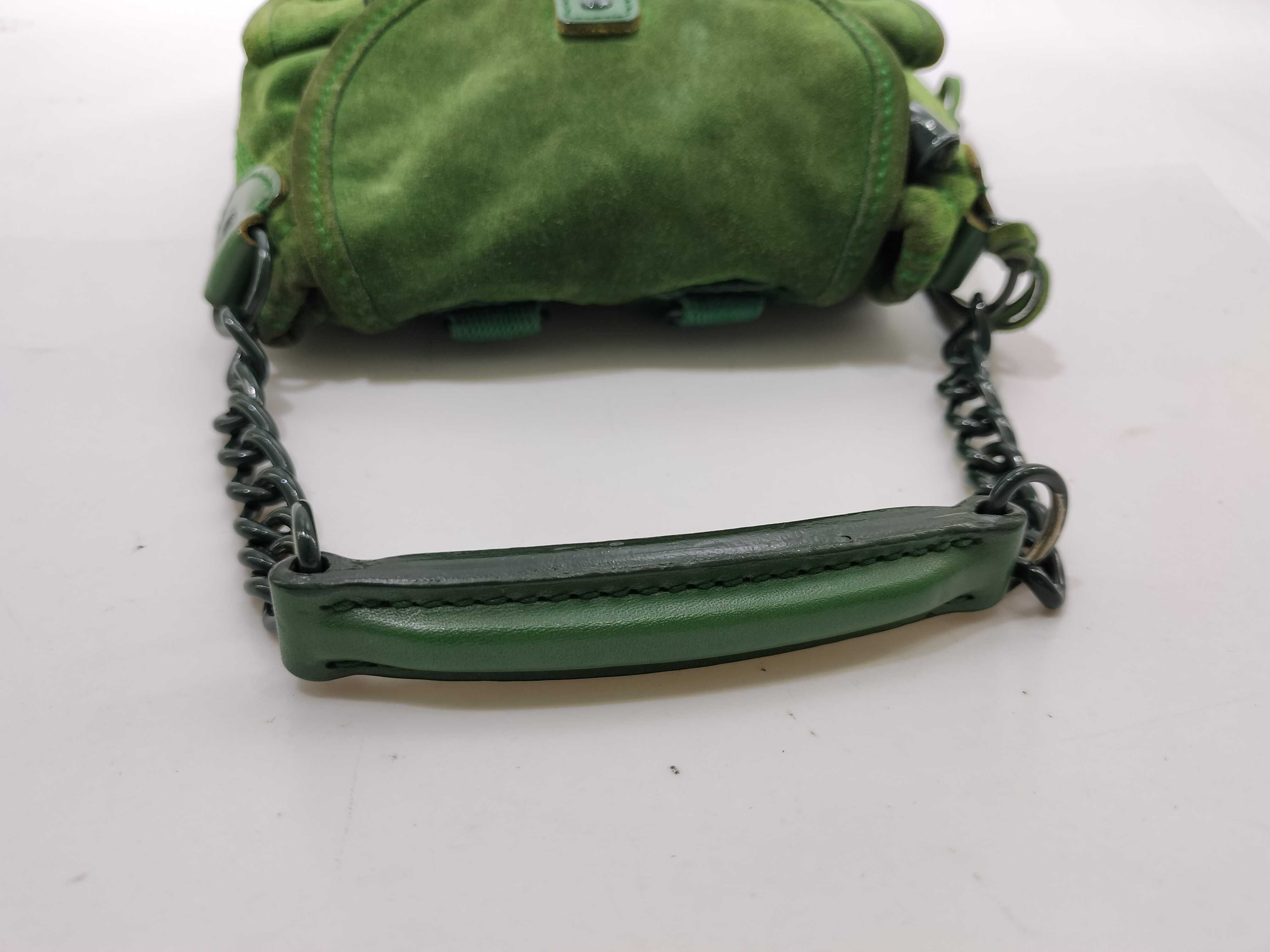 Handbag Chain Suede Mirror Handbag — view 8