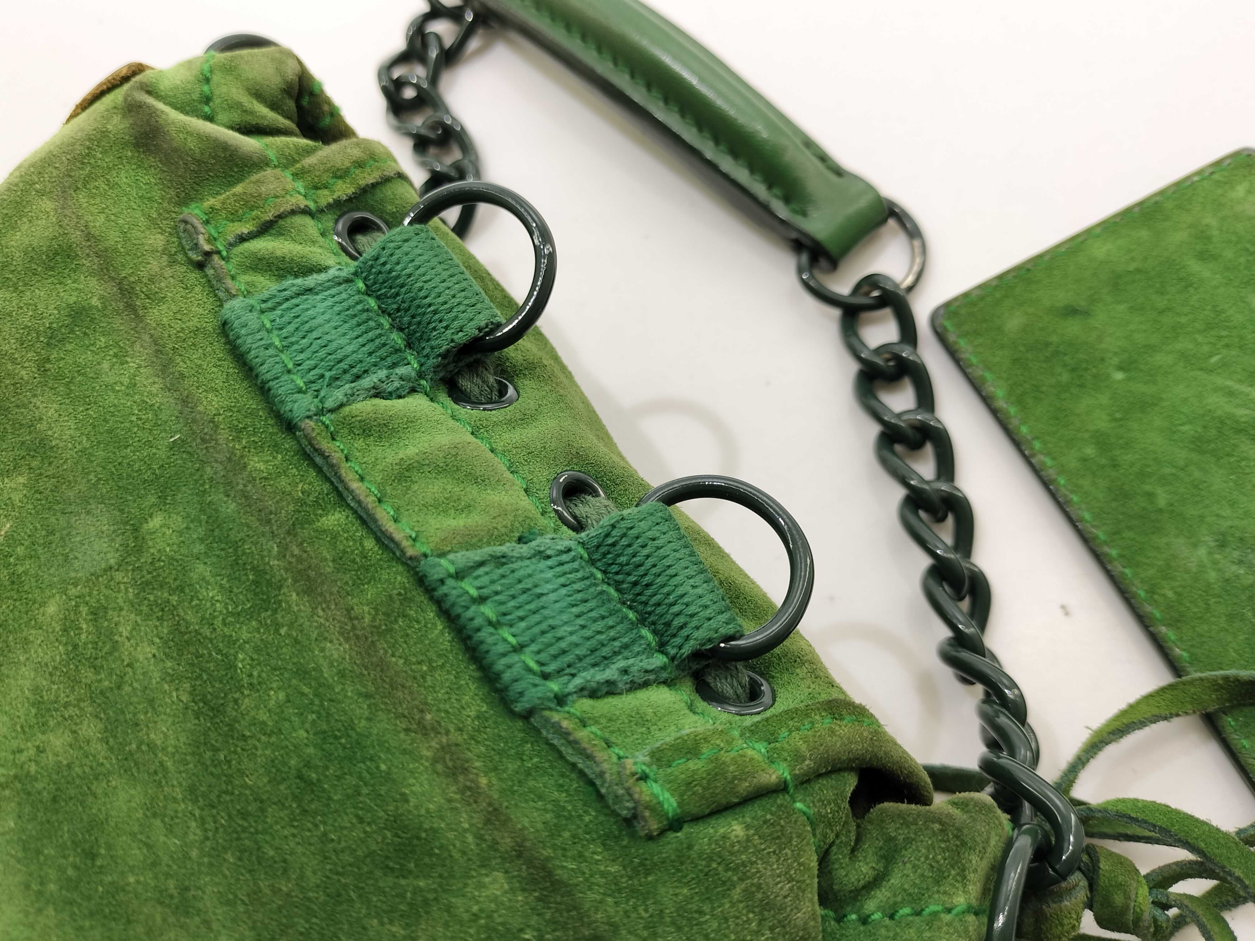 Handbag Chain Suede Mirror Handbag — view 9
