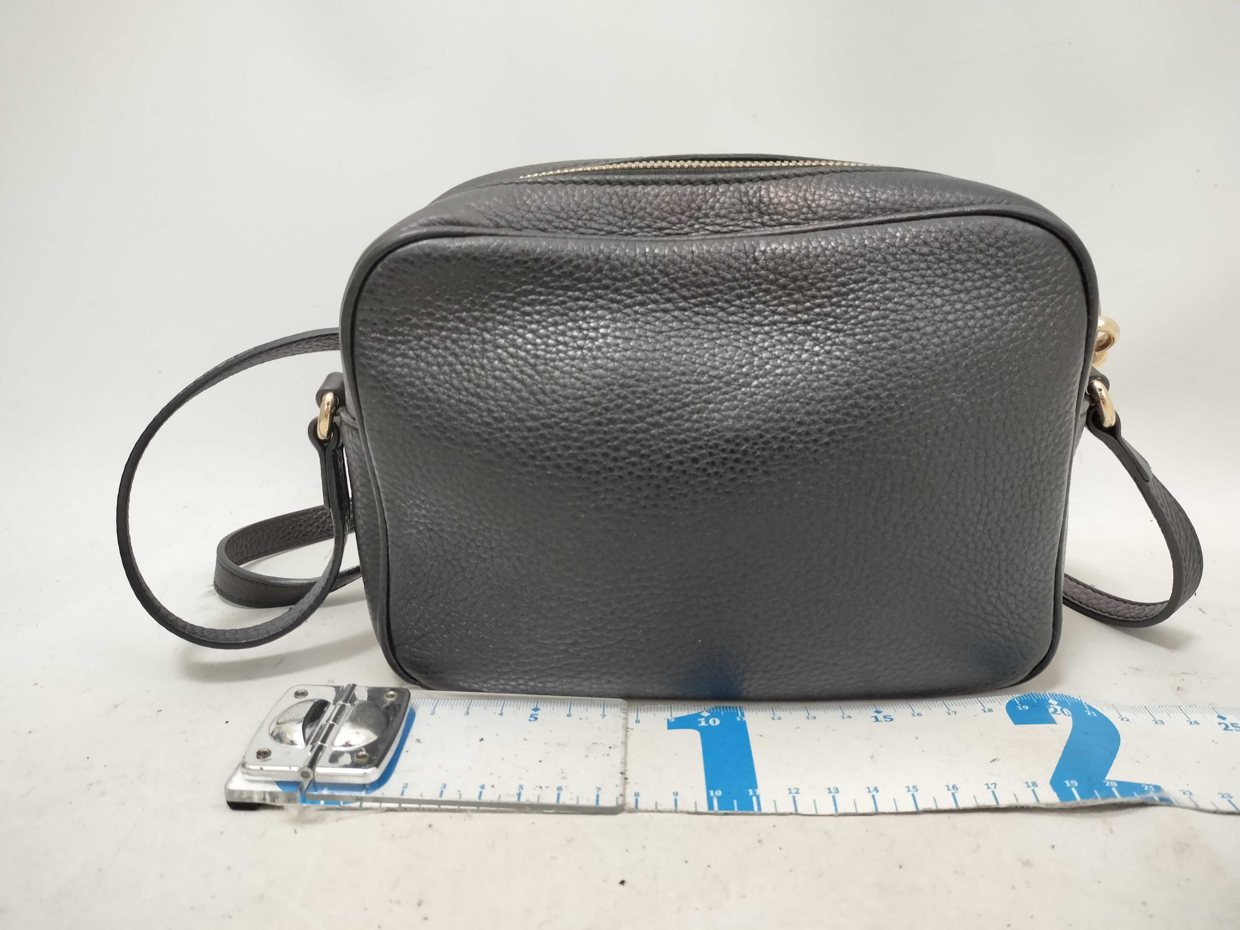 Soho Leather Shoulder Bag, Black, 308364 (Shoulder Bag) — view 2