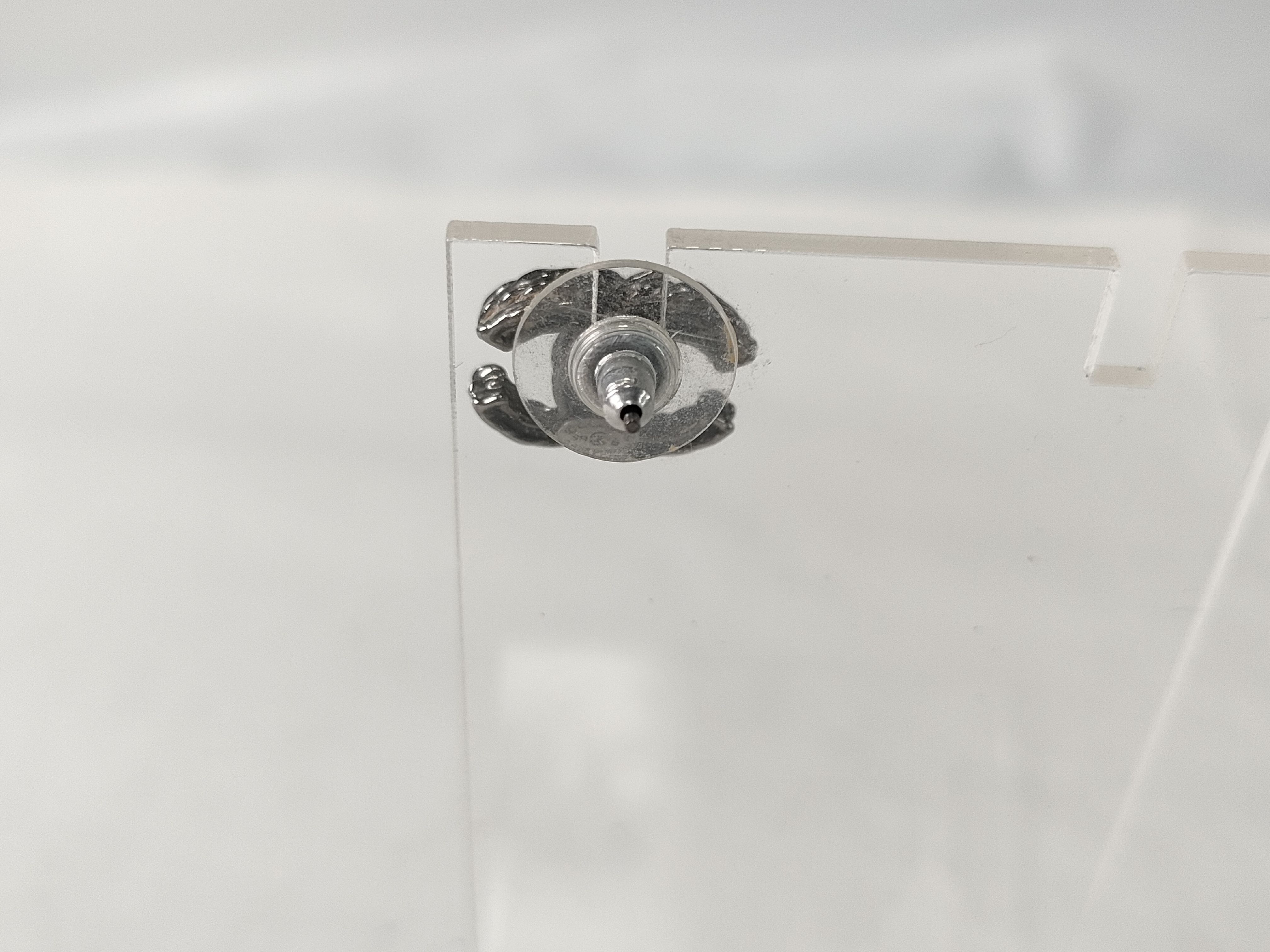 Silver Coco Mark Earring / Single Earring — view 2