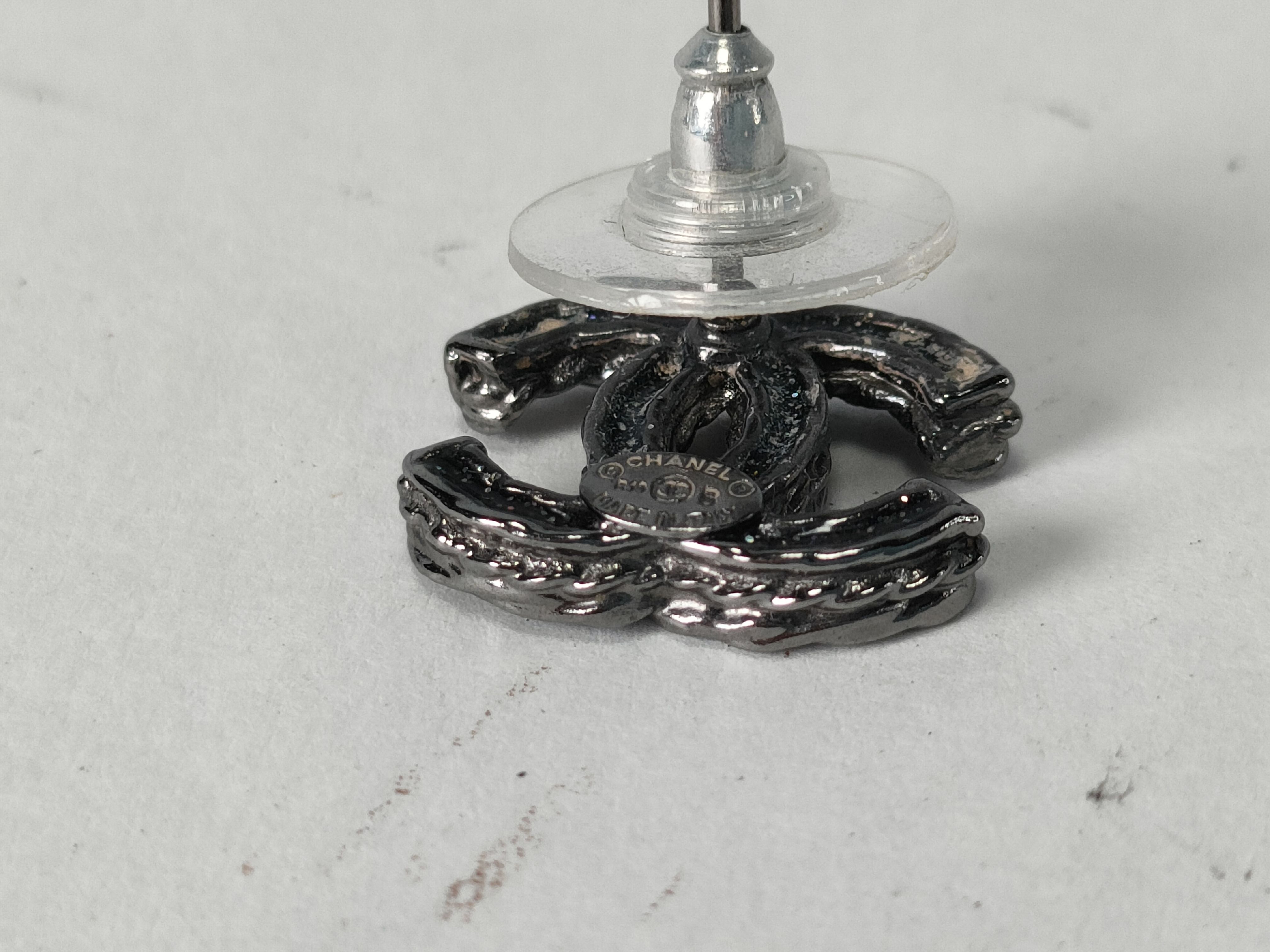 Silver Coco Mark Earring / Single Earring — view 10