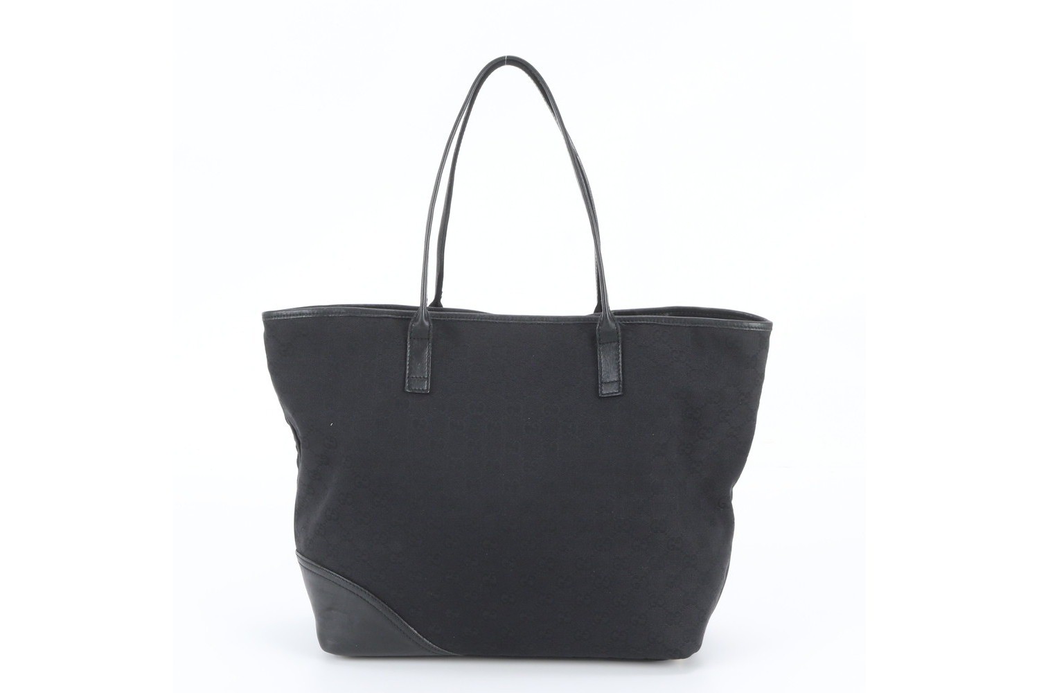 GG Canvas New Brit 169945 Leather Tote Bag — view 3