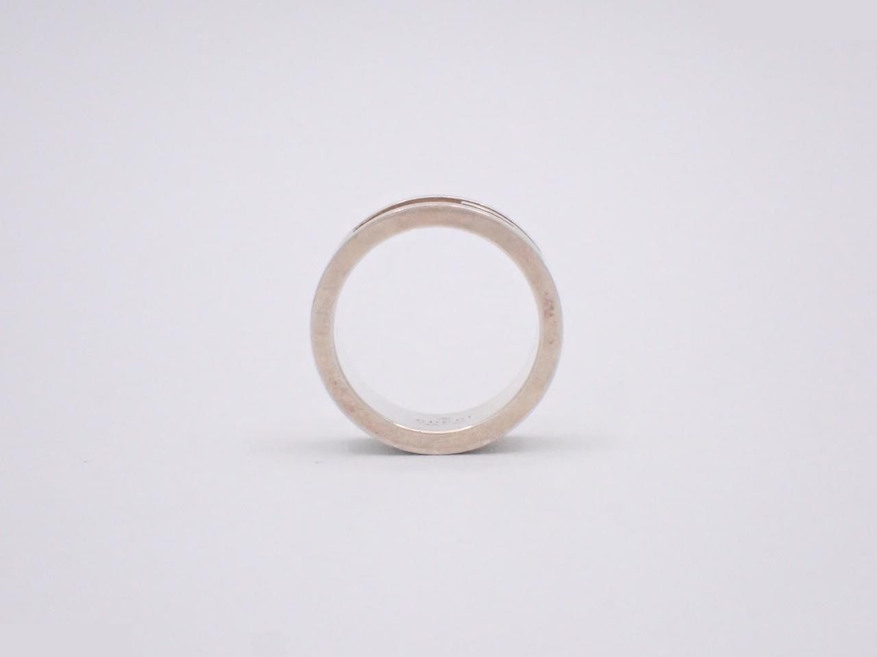 Branded G Ring, SV925 / 7.3g, Stamped 9, Actual Size #8 — view 3