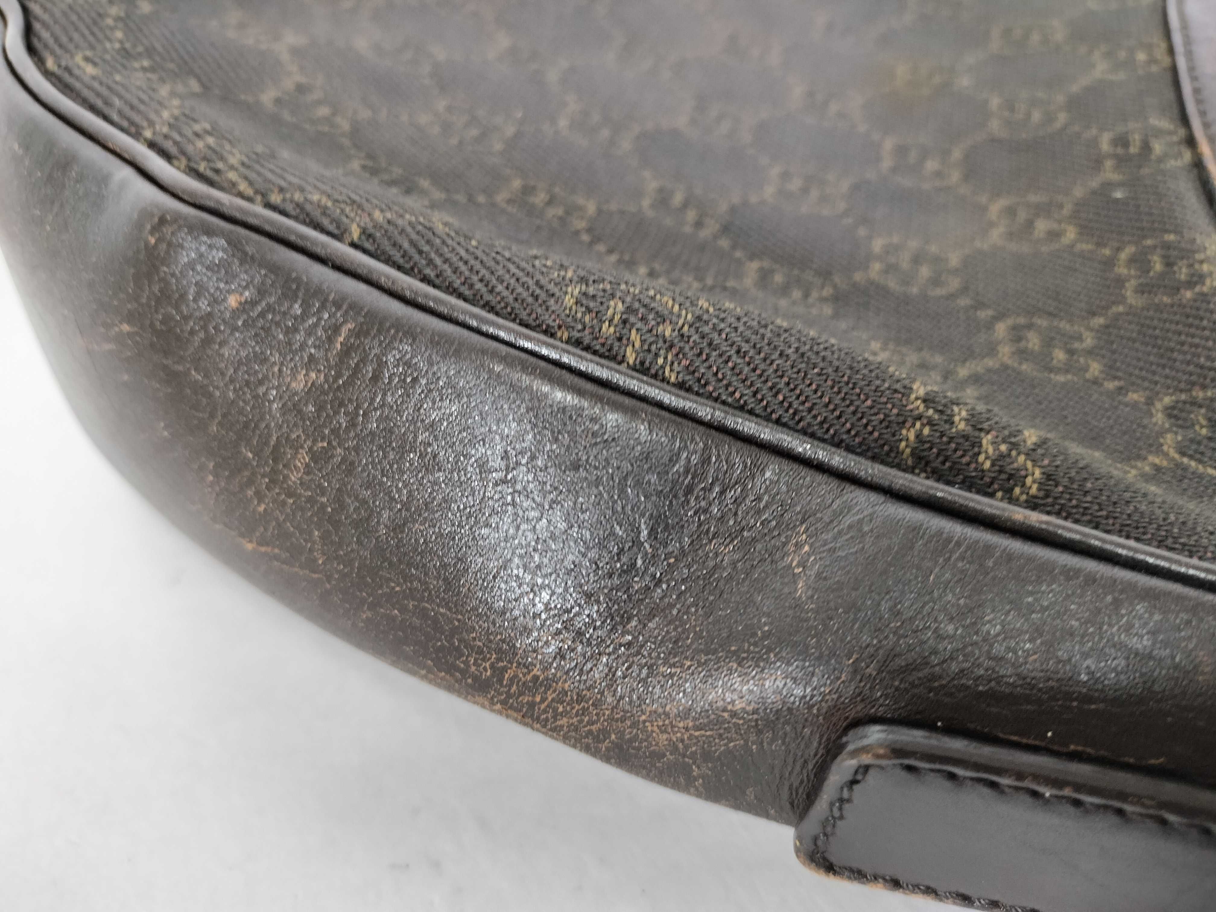 GG Canvas Gucci Denim Shoulder Bag — view 15
