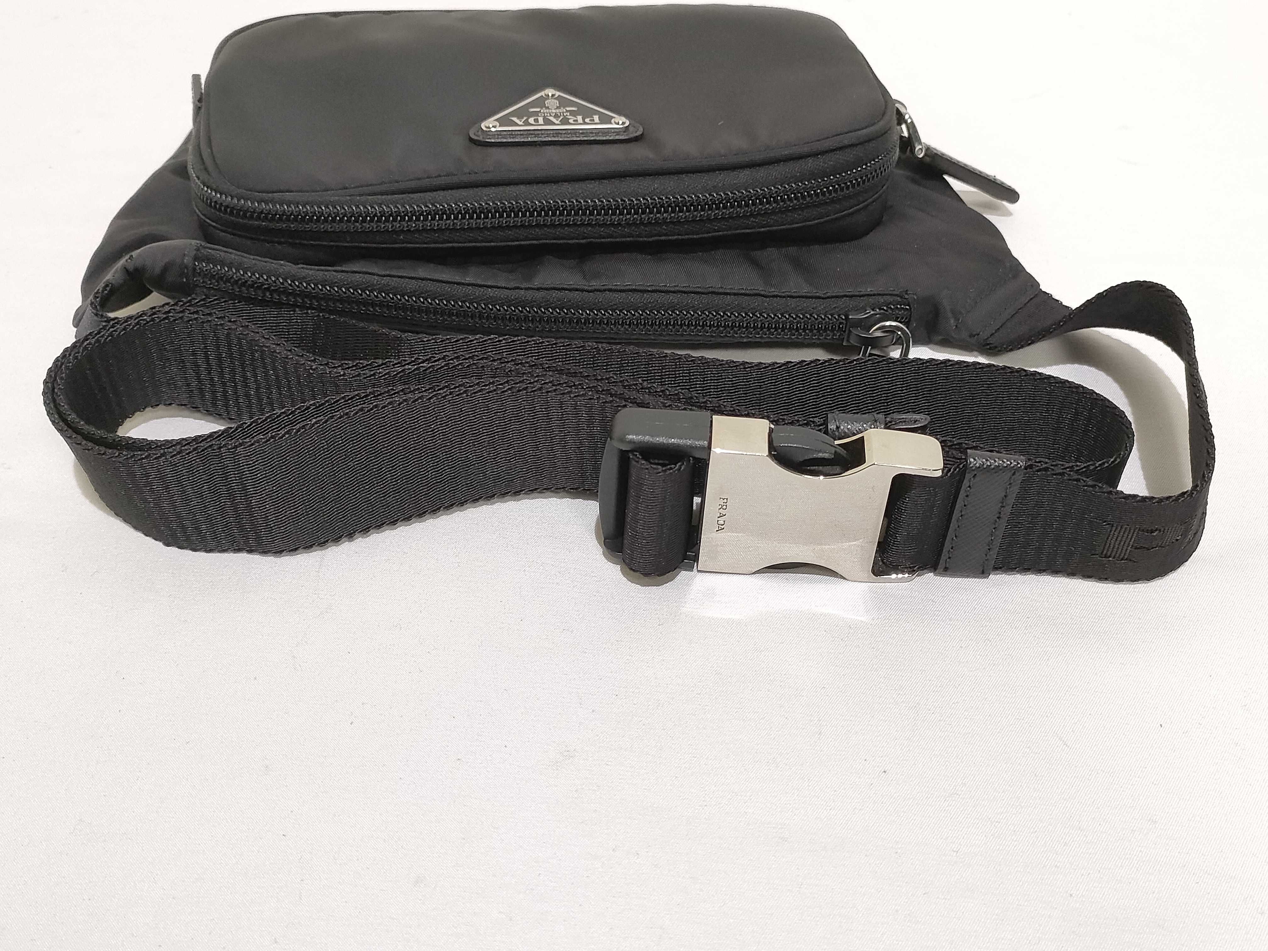 Nylon Body Bag 2VH128 Black Waist Bag — view 3