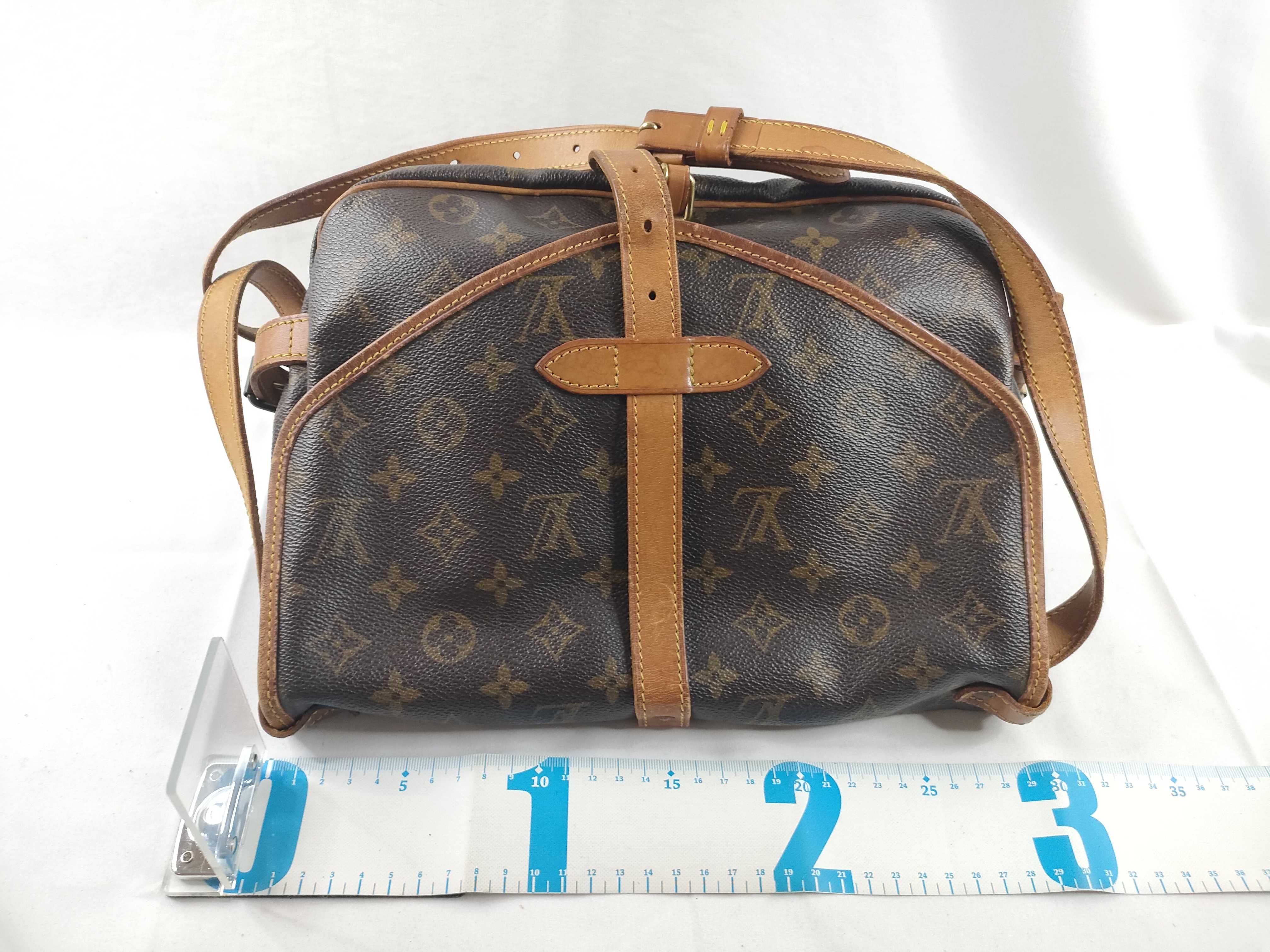 Monogram Saumur Shoulder Bag — view 2