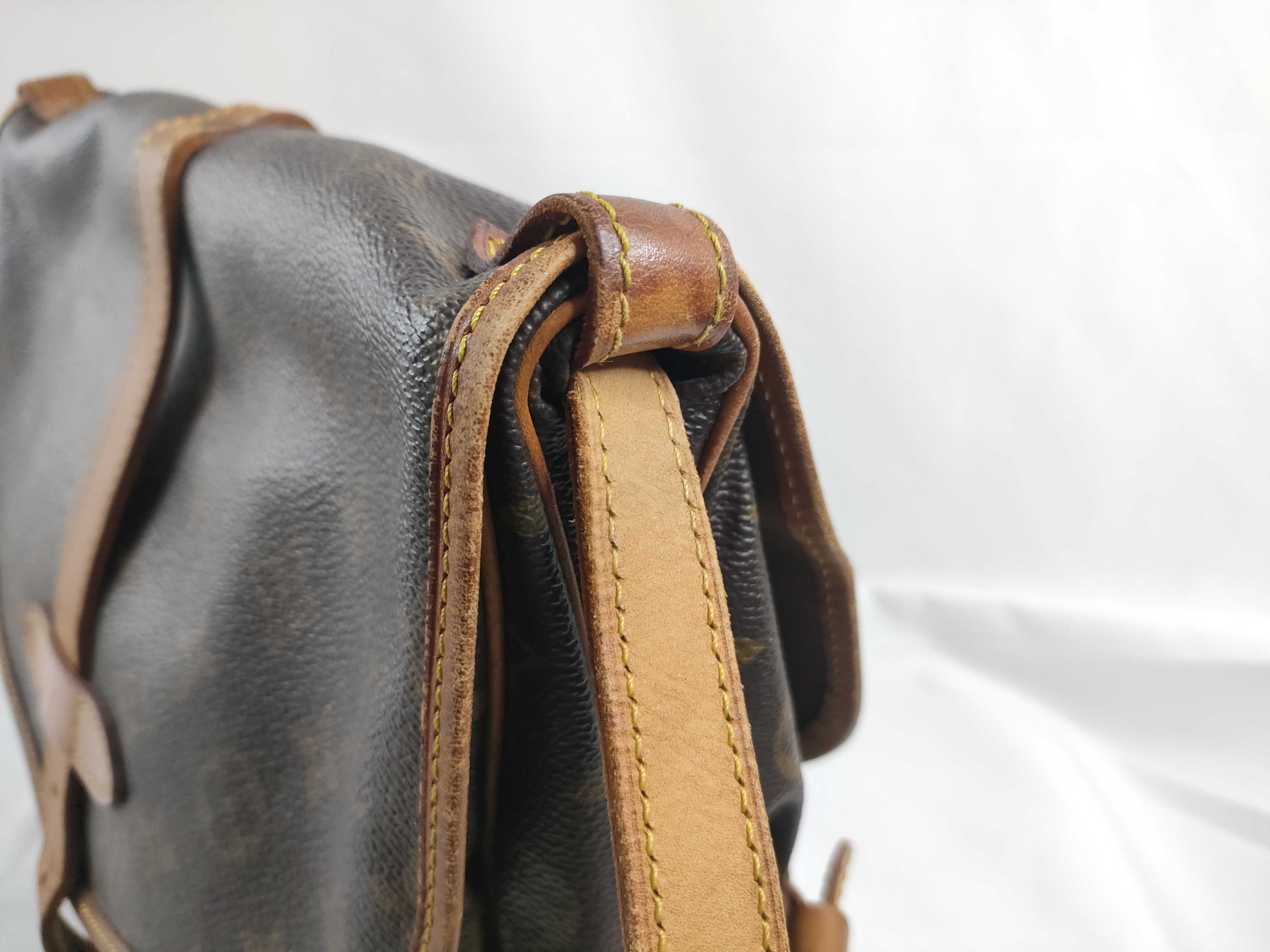 Monogram Saumur Shoulder Bag — view 8