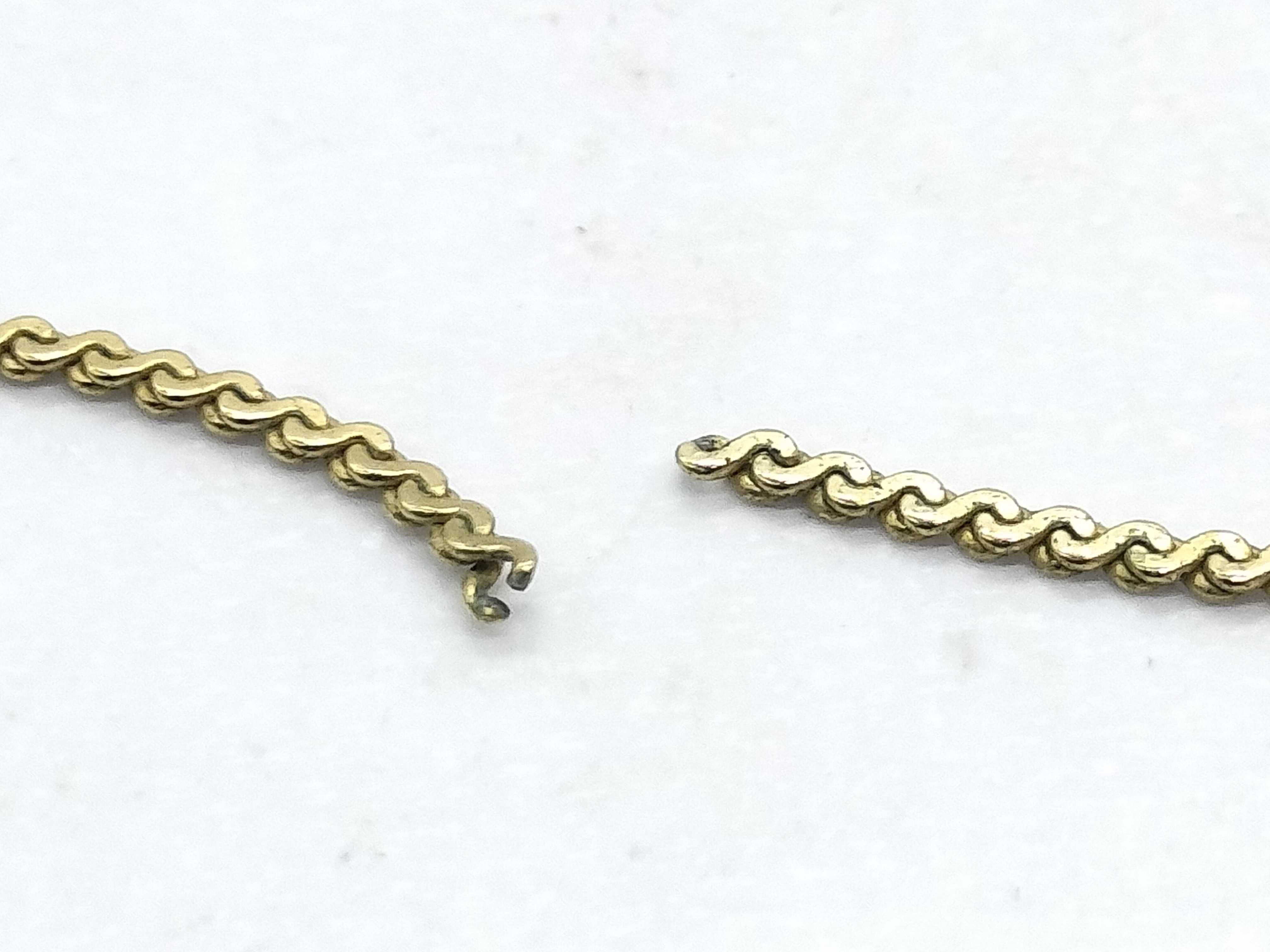 CD logo gold accessory necklace — view 9