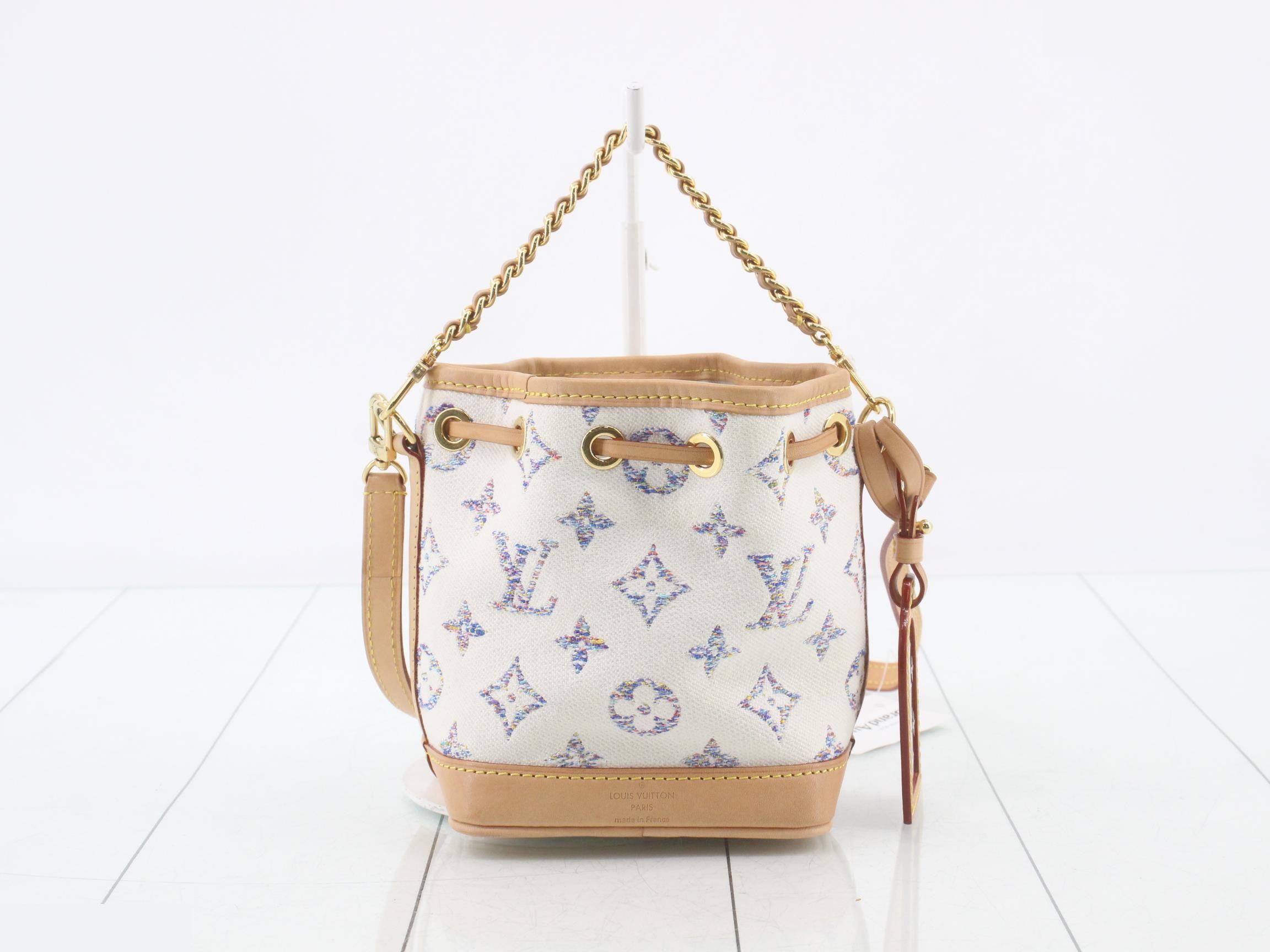 Nano Noe Jacquard Tweed Monogram Multicolor IC Chip — view 2
