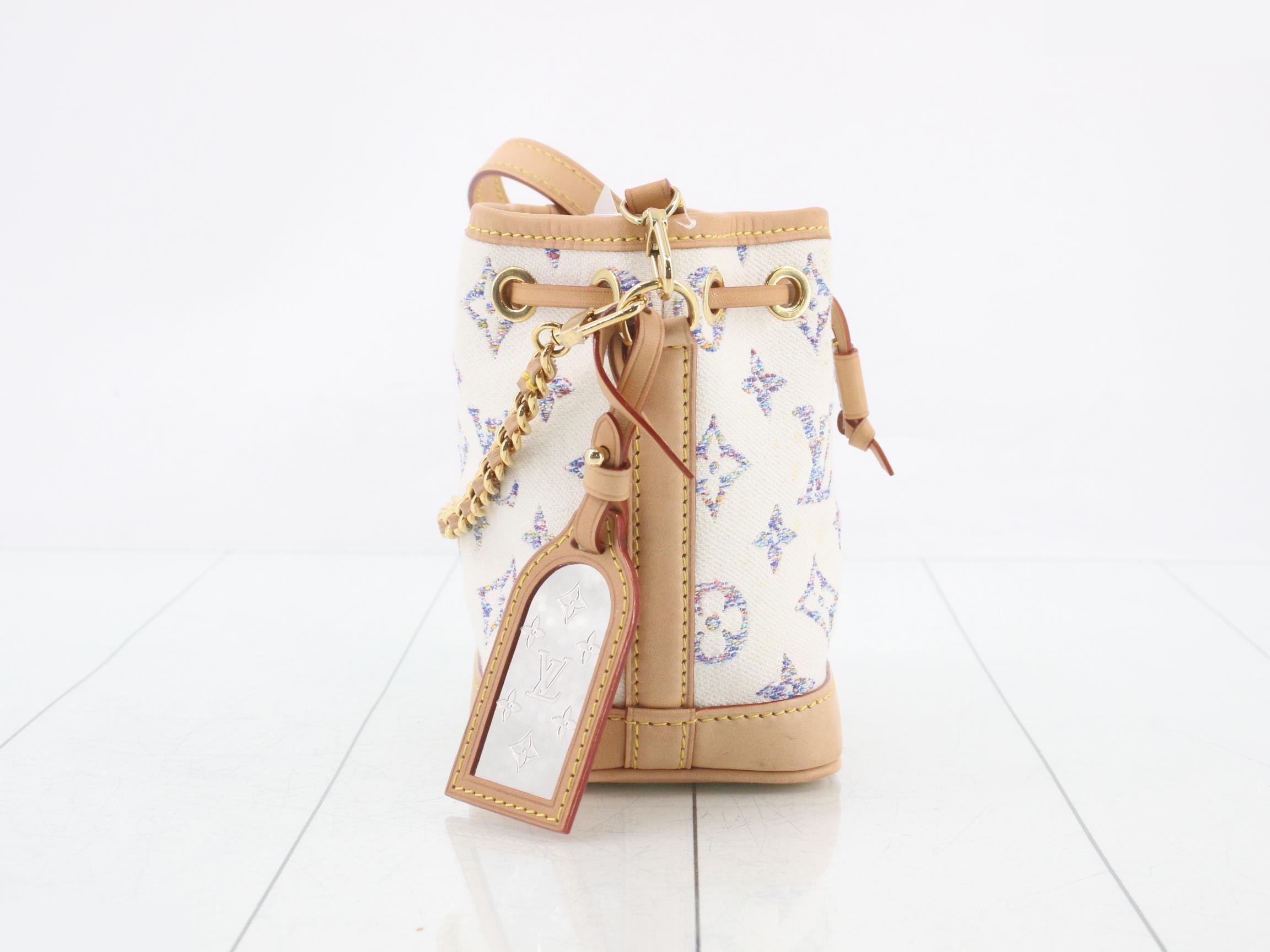 Nano Noe Jacquard Tweed Monogram Multicolor IC Chip — view 4