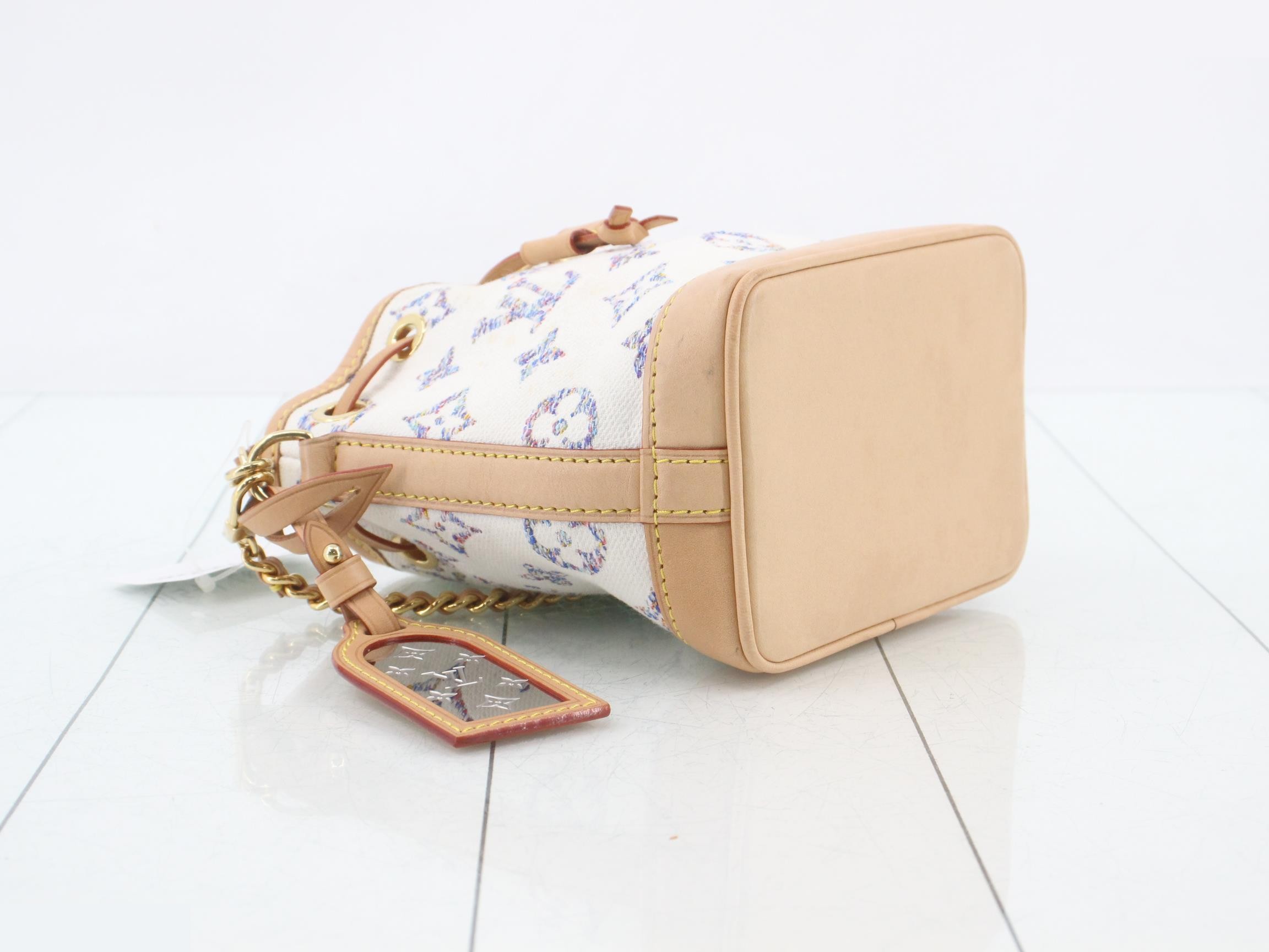 Nano Noe Jacquard Tweed Monogram Multicolor IC Chip — view 5