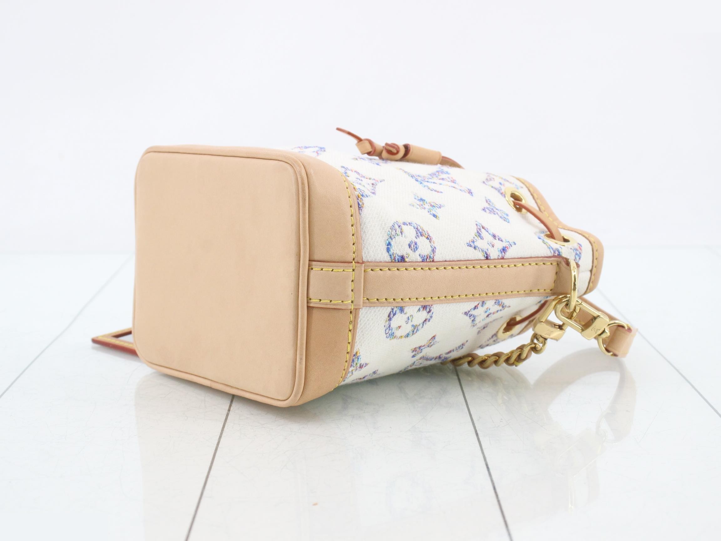 Nano Noe Jacquard Tweed Monogram Multicolor IC Chip — view 6