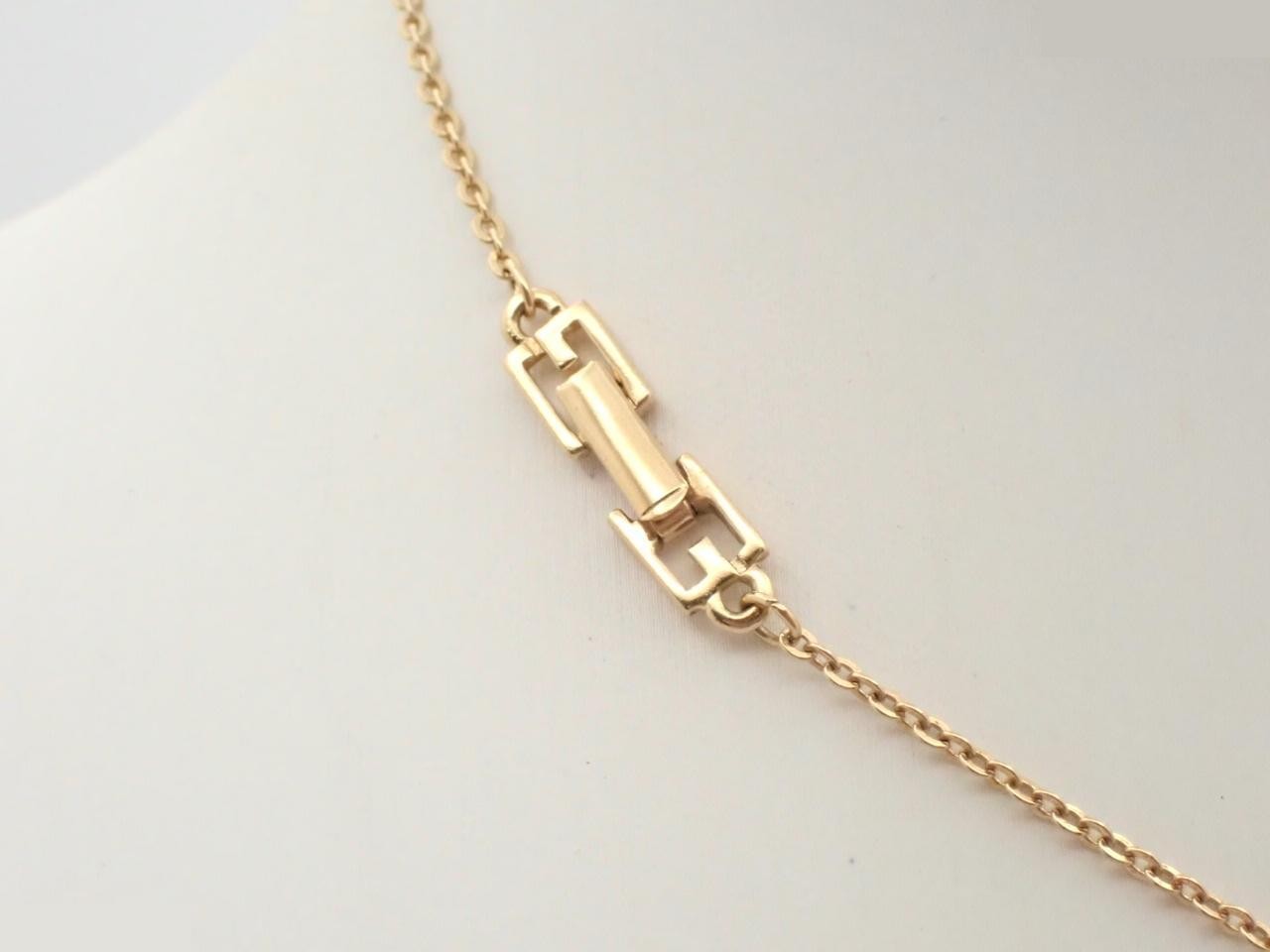 Gold necklace, chain approximately 41cm — view 2