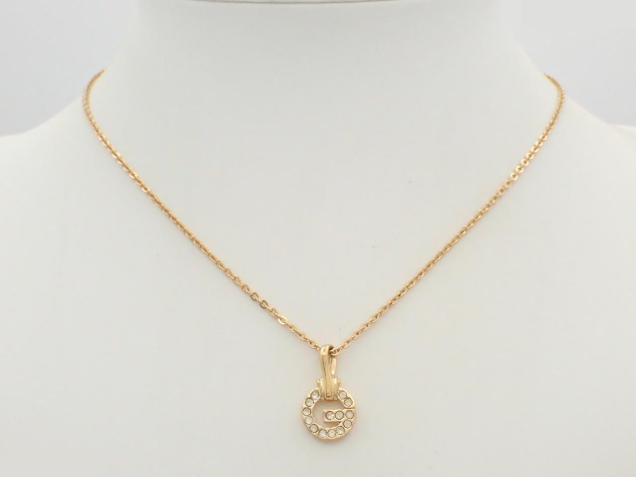 Gold necklace, chain approximately 41cm — view 3
