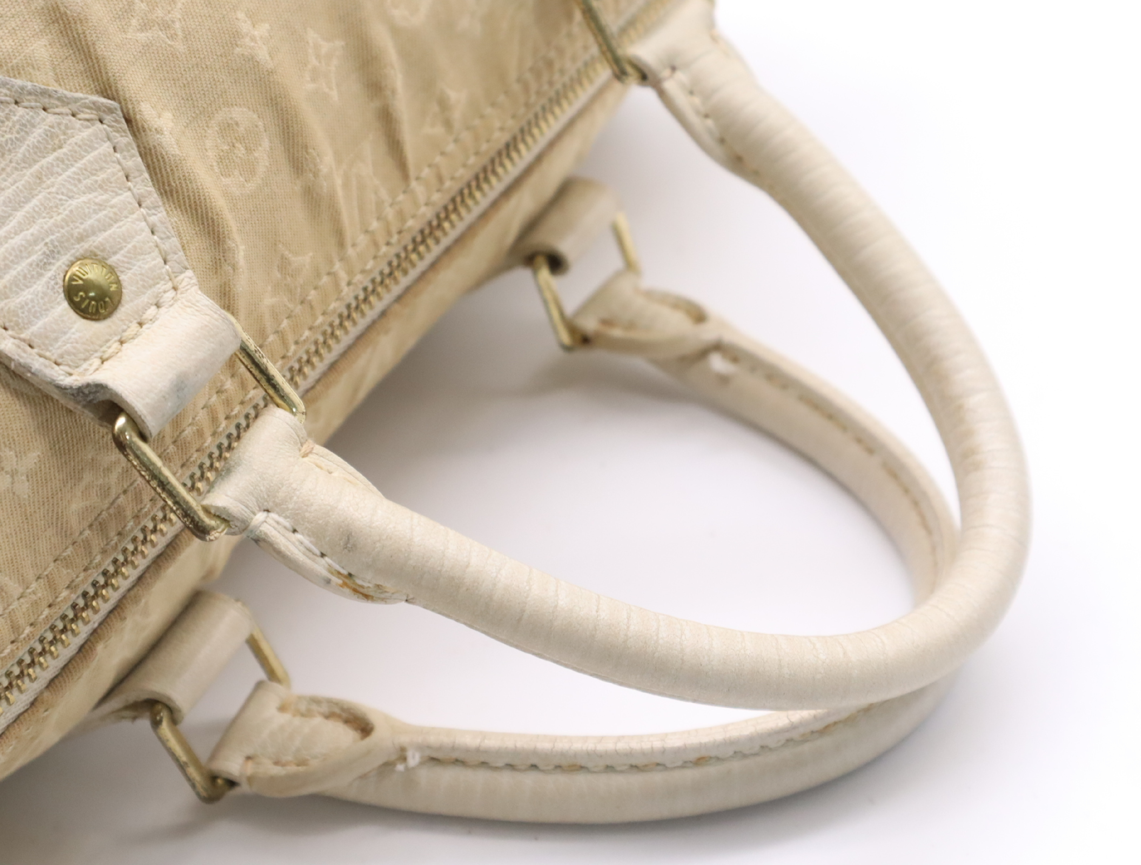 M95319 Monogram Mini Lin Speedy 30 Dune Handbag — view 12