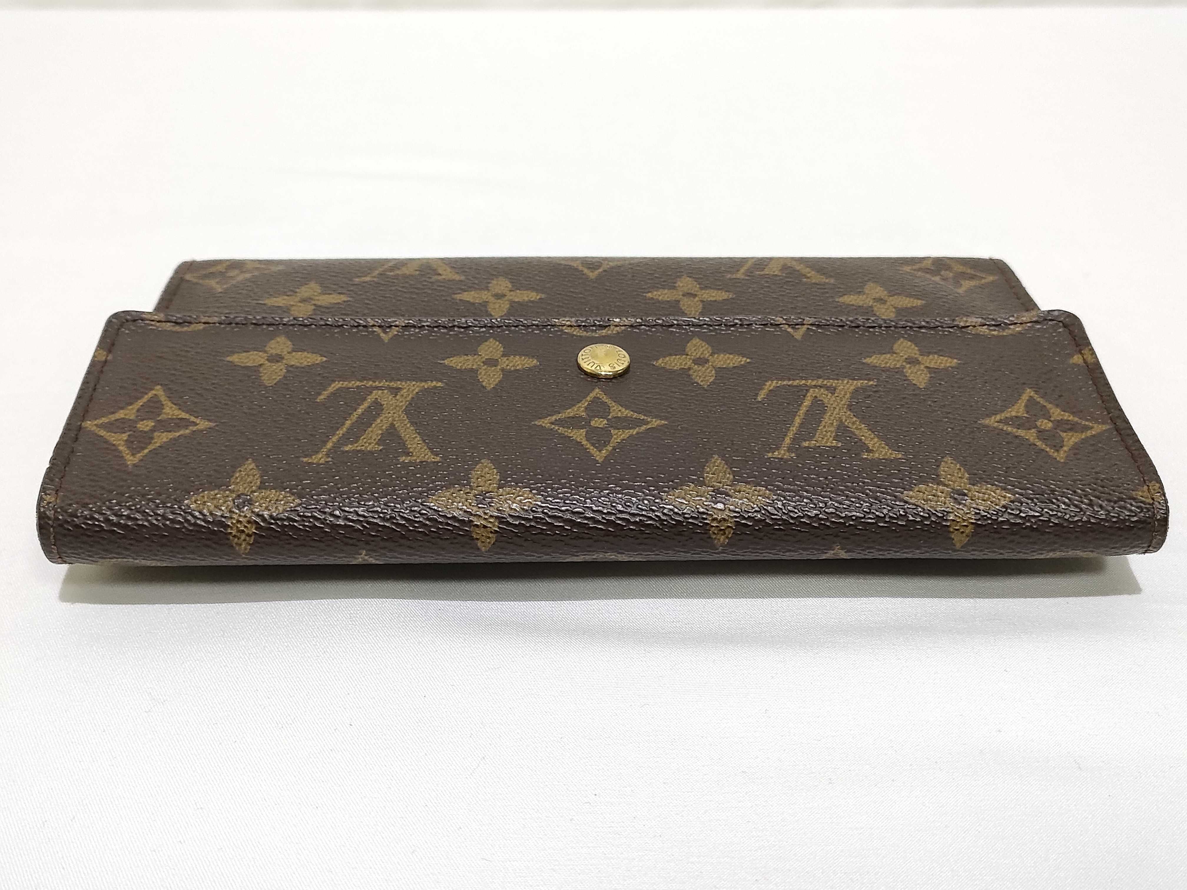 Monogram Louis Vuitton Monogram Long Wallet Portefeuille Tresor Monnaie SD0060 T61216 Wallet — view 6